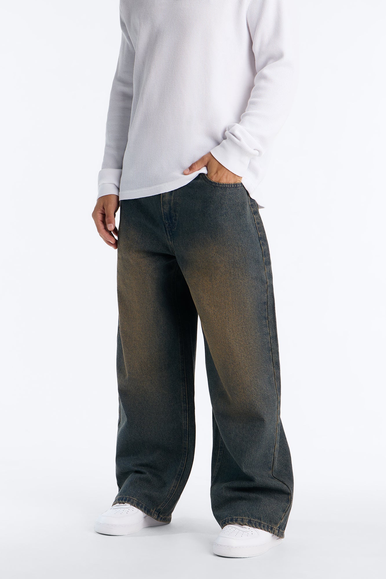 Essential Baggy Rigid Jean - Stone Blue Wash