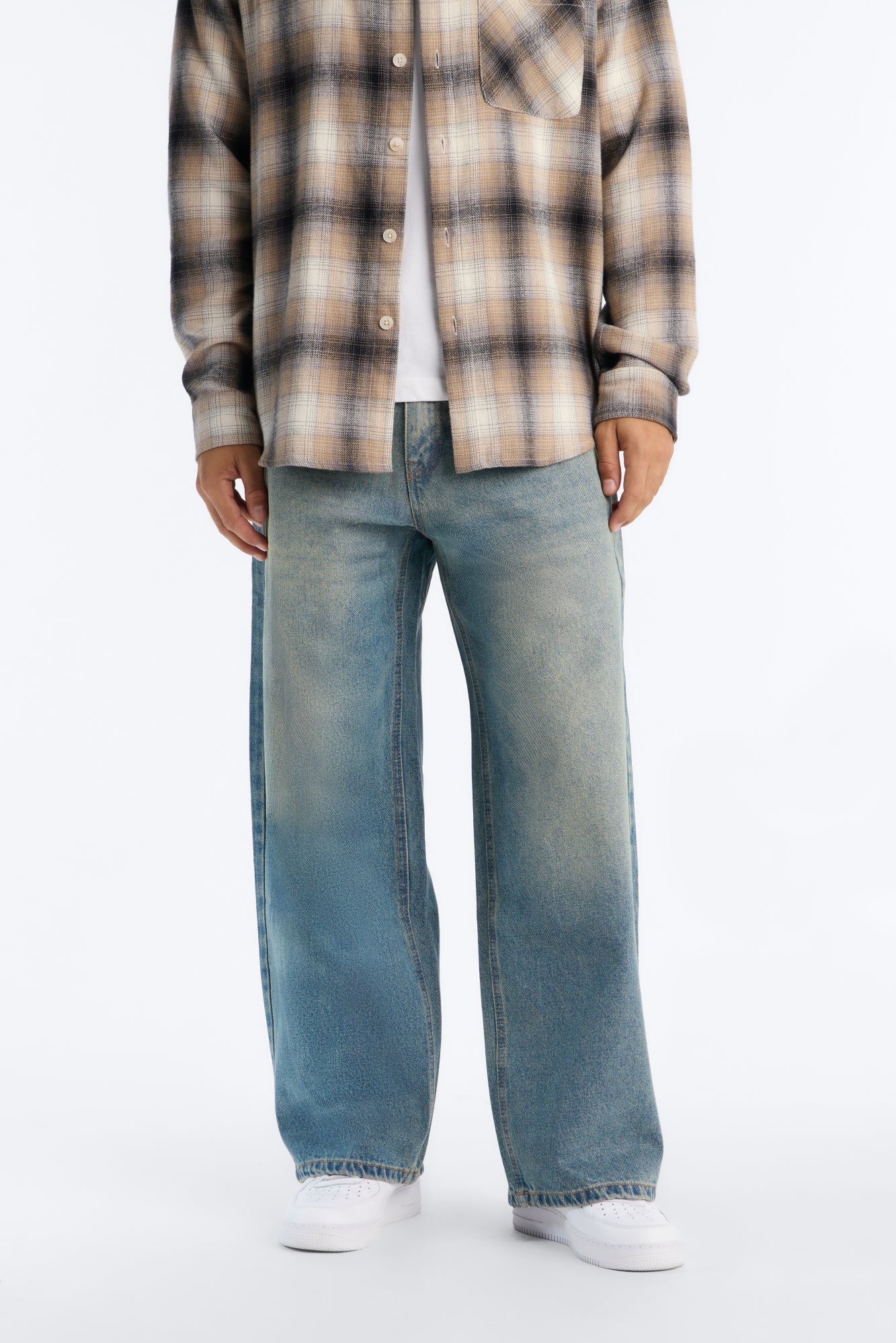 Essential Baggy Rigid Jean - Vintage Blue Wash
