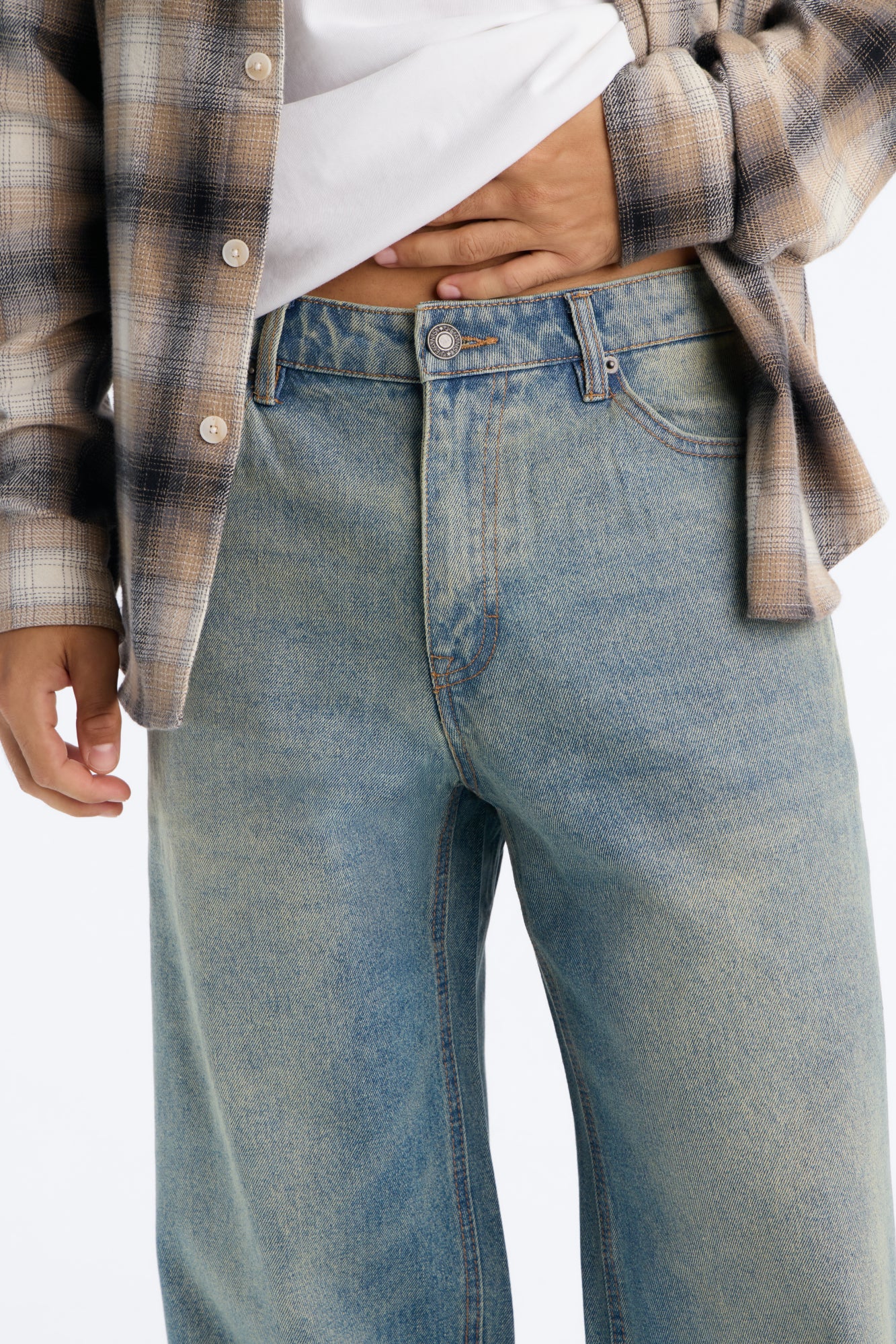 Essential Baggy Rigid Jean - Vintage Blue Wash