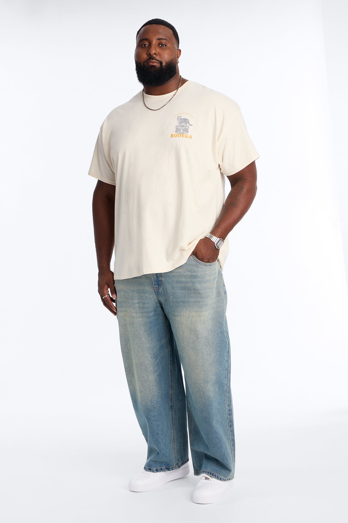 Essential Baggy Rigid Jean - Vintage Blue Wash