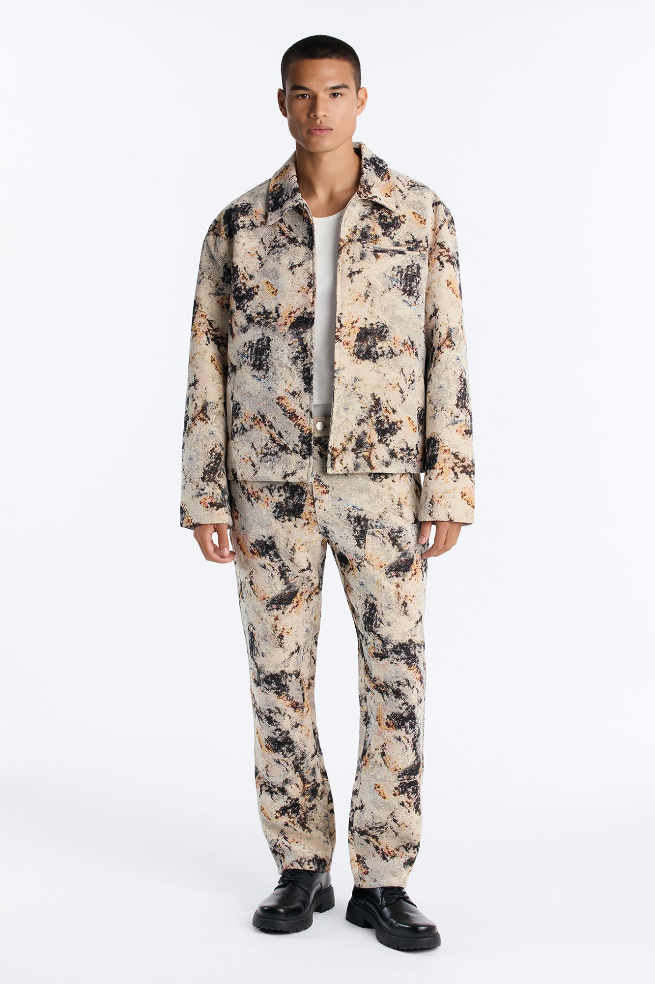 Straight Savannah Tapestry Carpenter Pant - Brown/combo