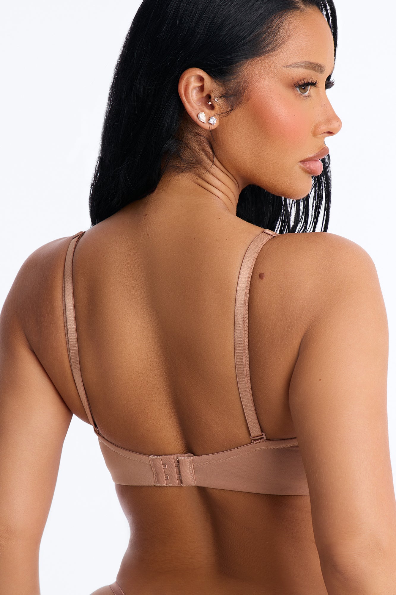 Flexible Fit Extreme Strapless Mulitway Push Up Bra - Mocha