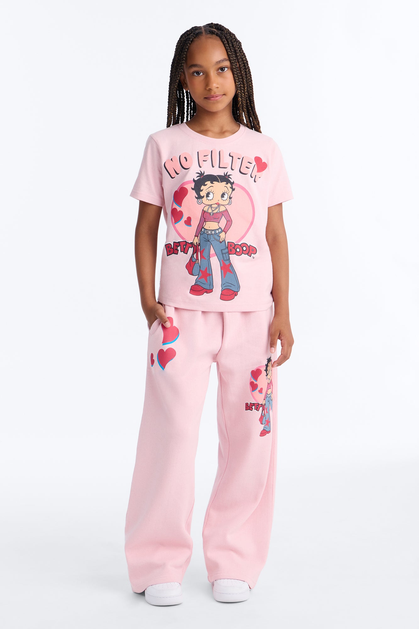 Mini Betty Boop No Filter Pants - Pink