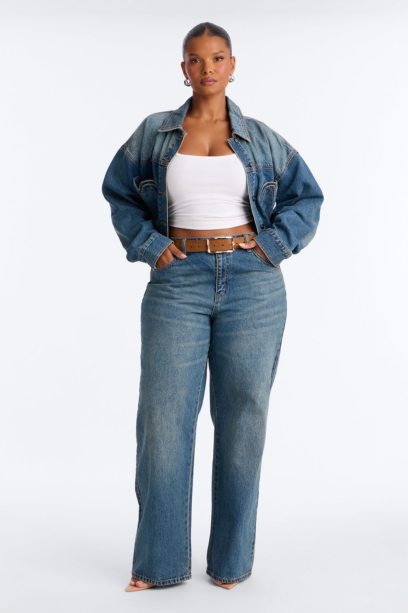 Match Made In Heaven Denim Jacket - Dark Wash