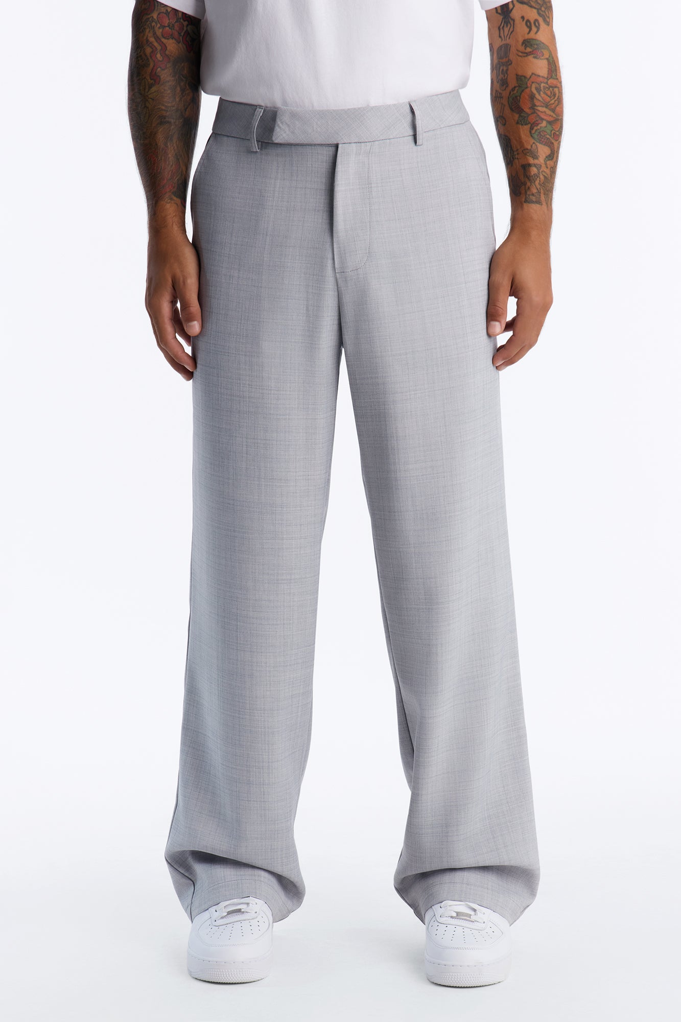 Country Club Relaxed Trouser - Light Grey