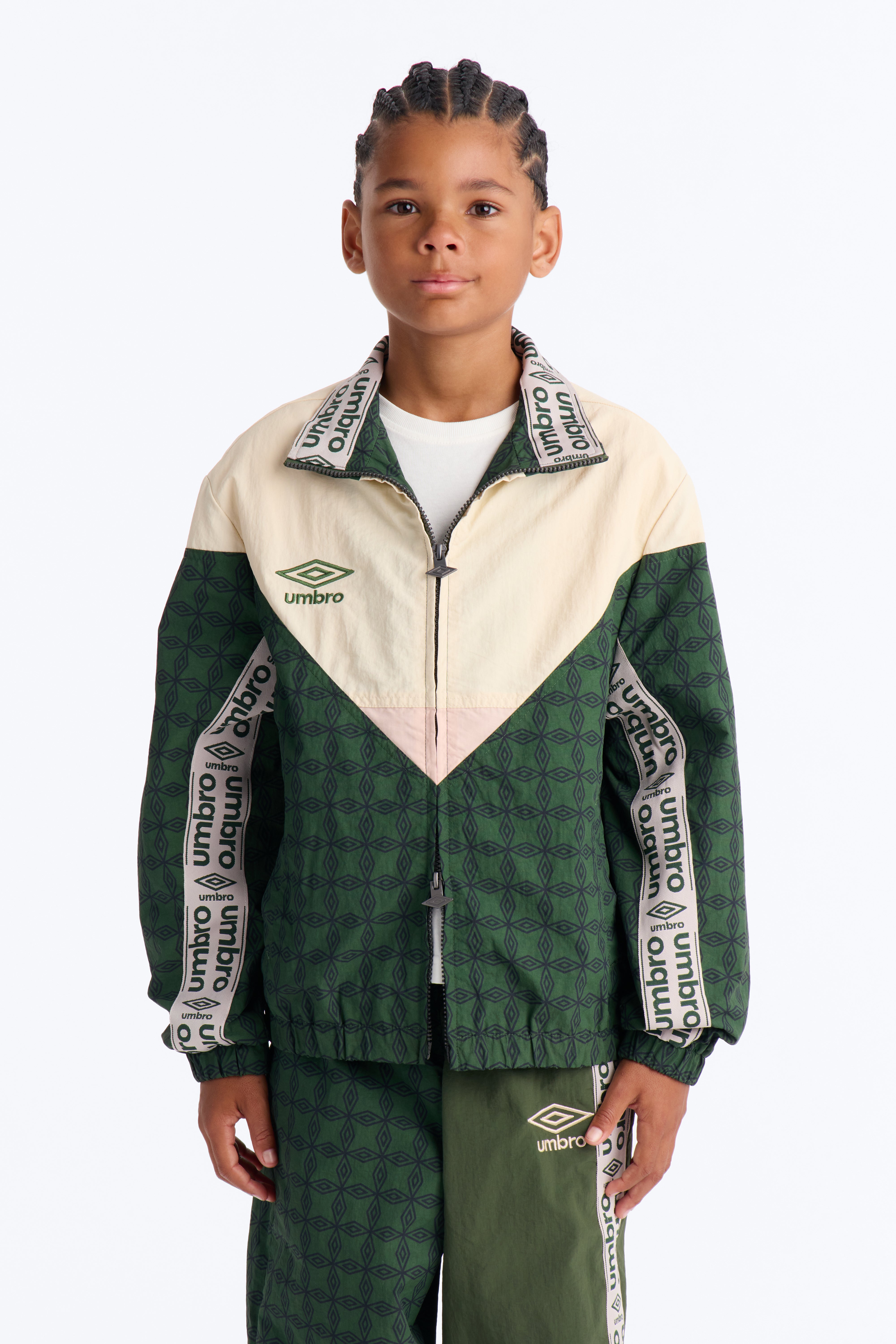 Mini Umbro Track Jacket - Green