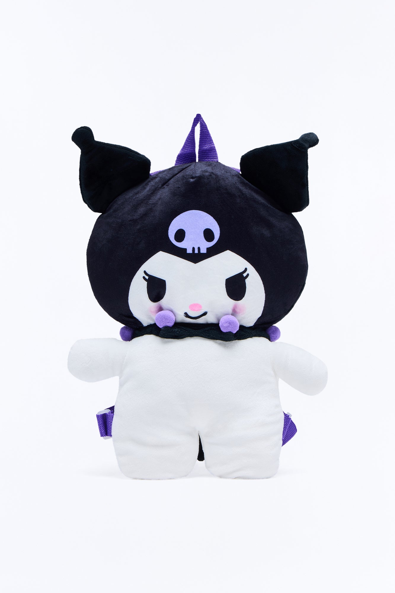Mini Kuromi Plush Backpack - Black/combo