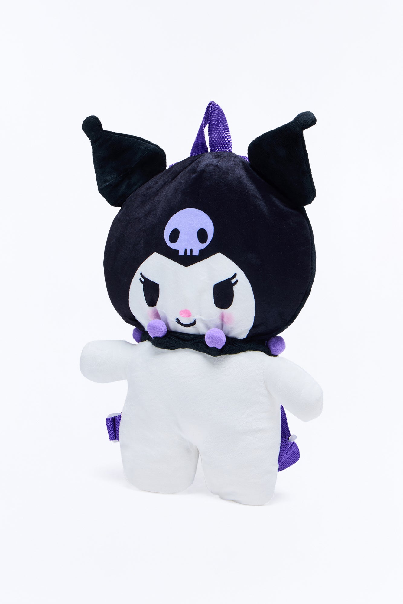 Mini Kuromi Plush Backpack - Black/combo