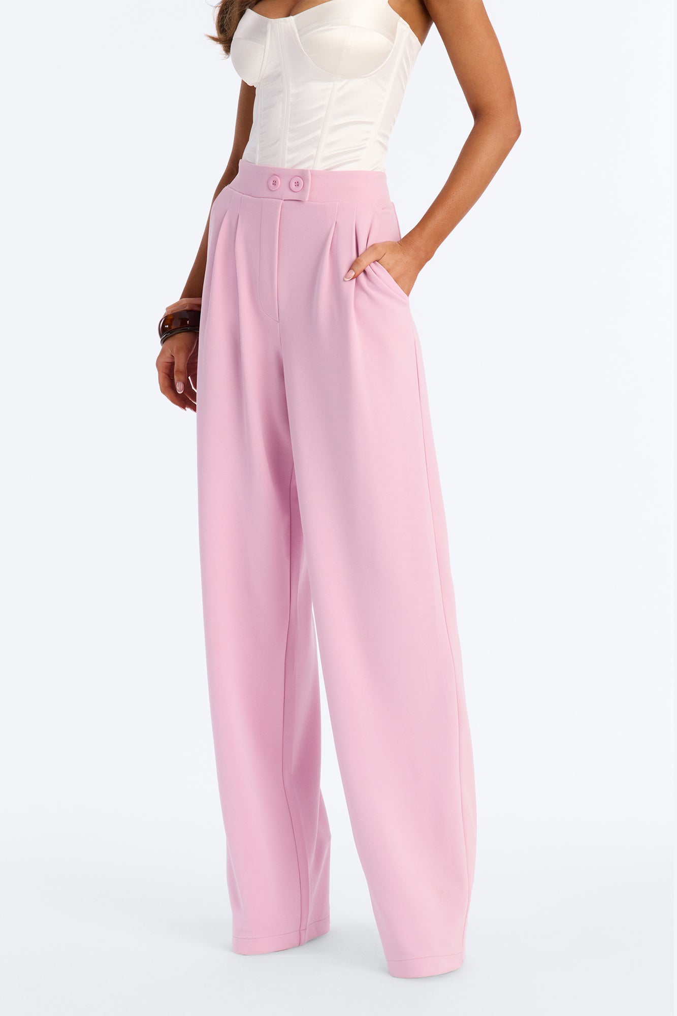 Feeling Focused Trouser - Light Pink