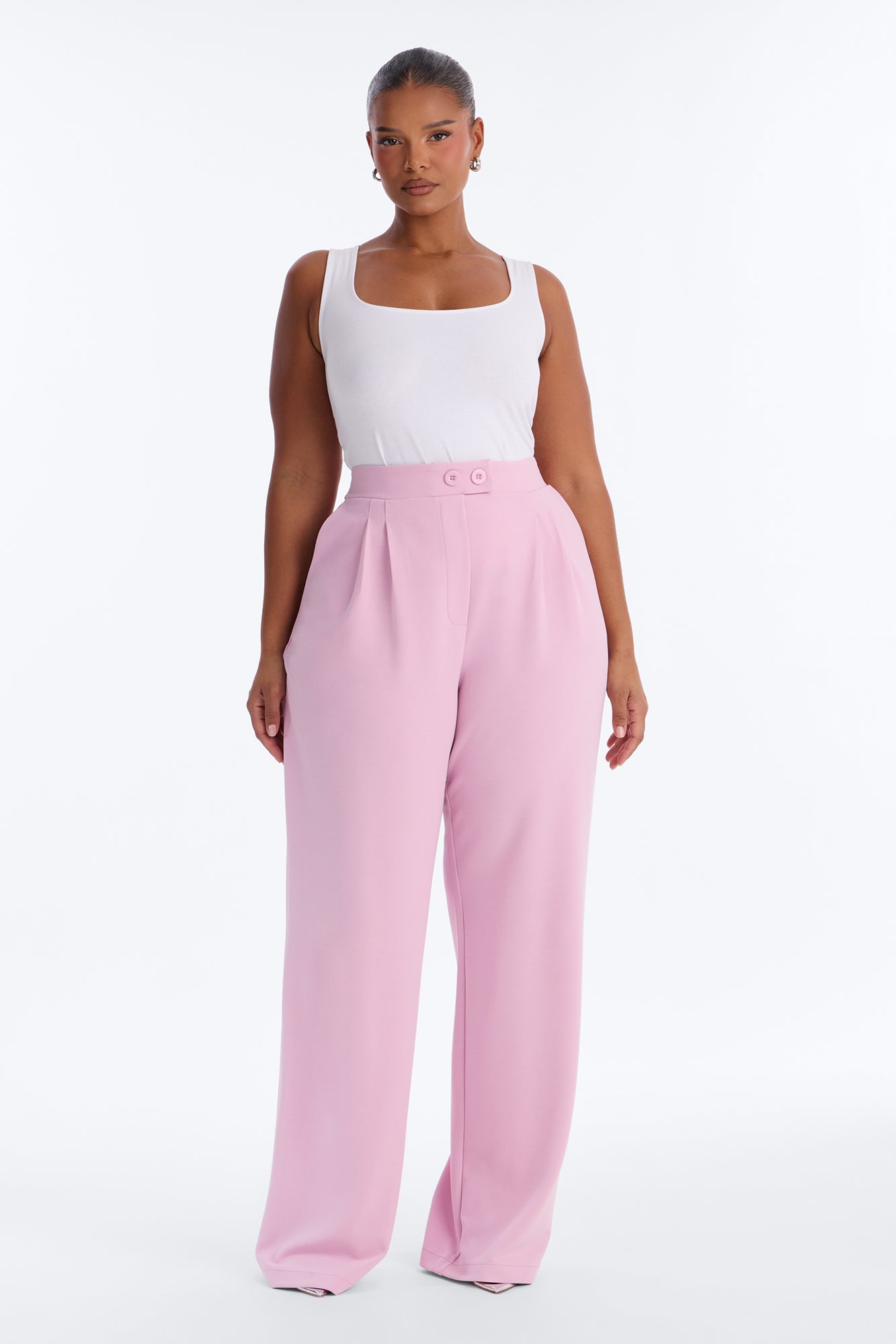 Feeling Focused Trouser - Light Pink