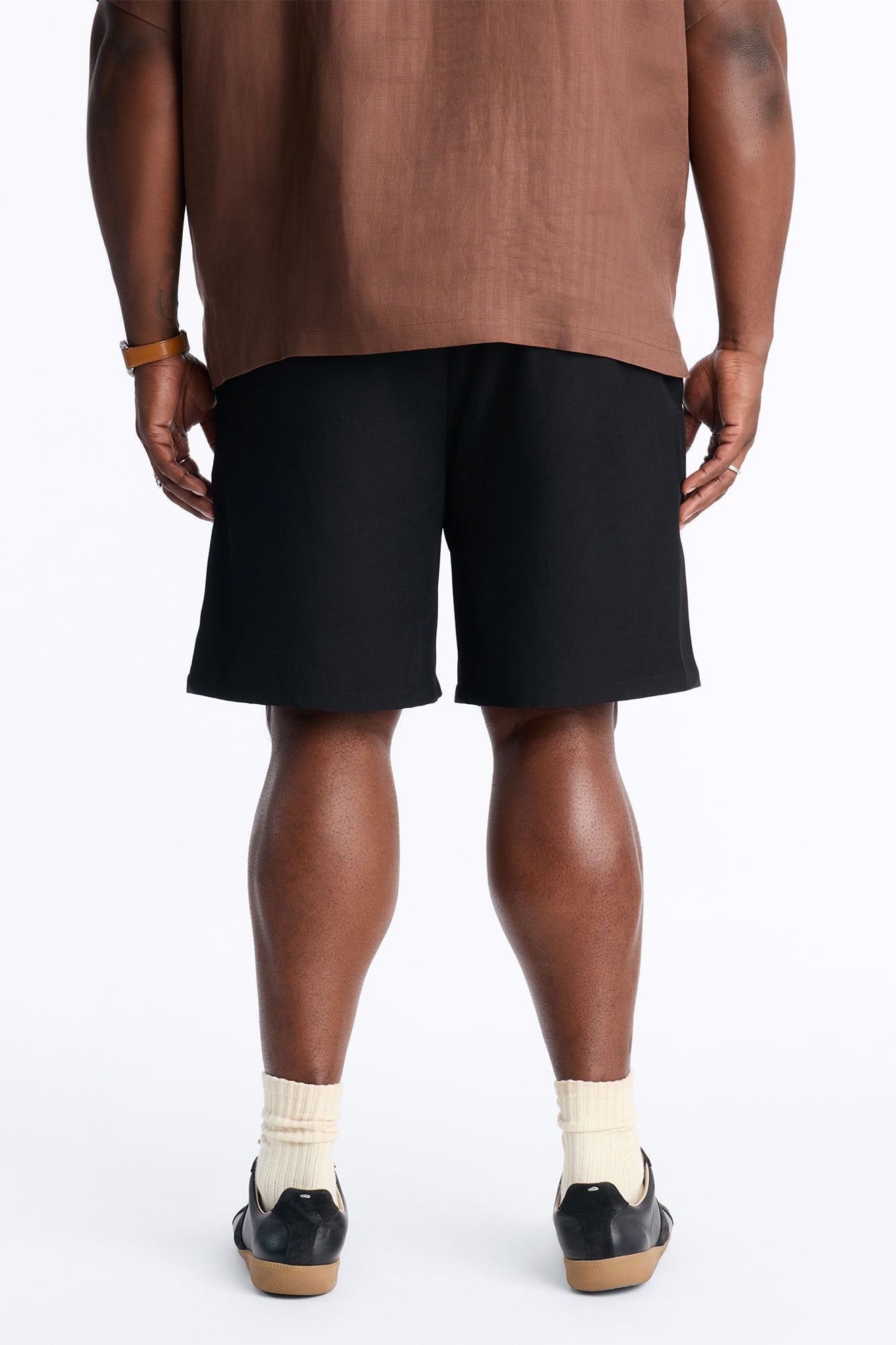 Maison Tailored Belvedere Slim Short - Black