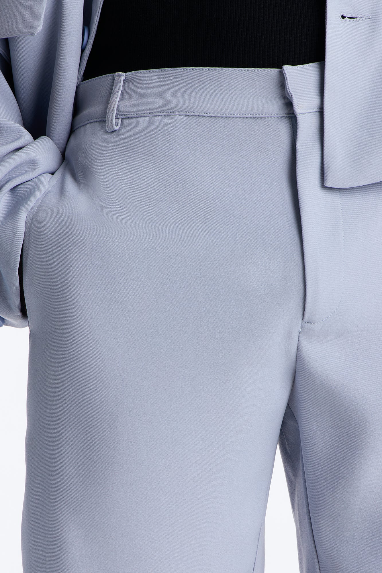 Maison Tailored Belvedere Slim Short - Light Blue