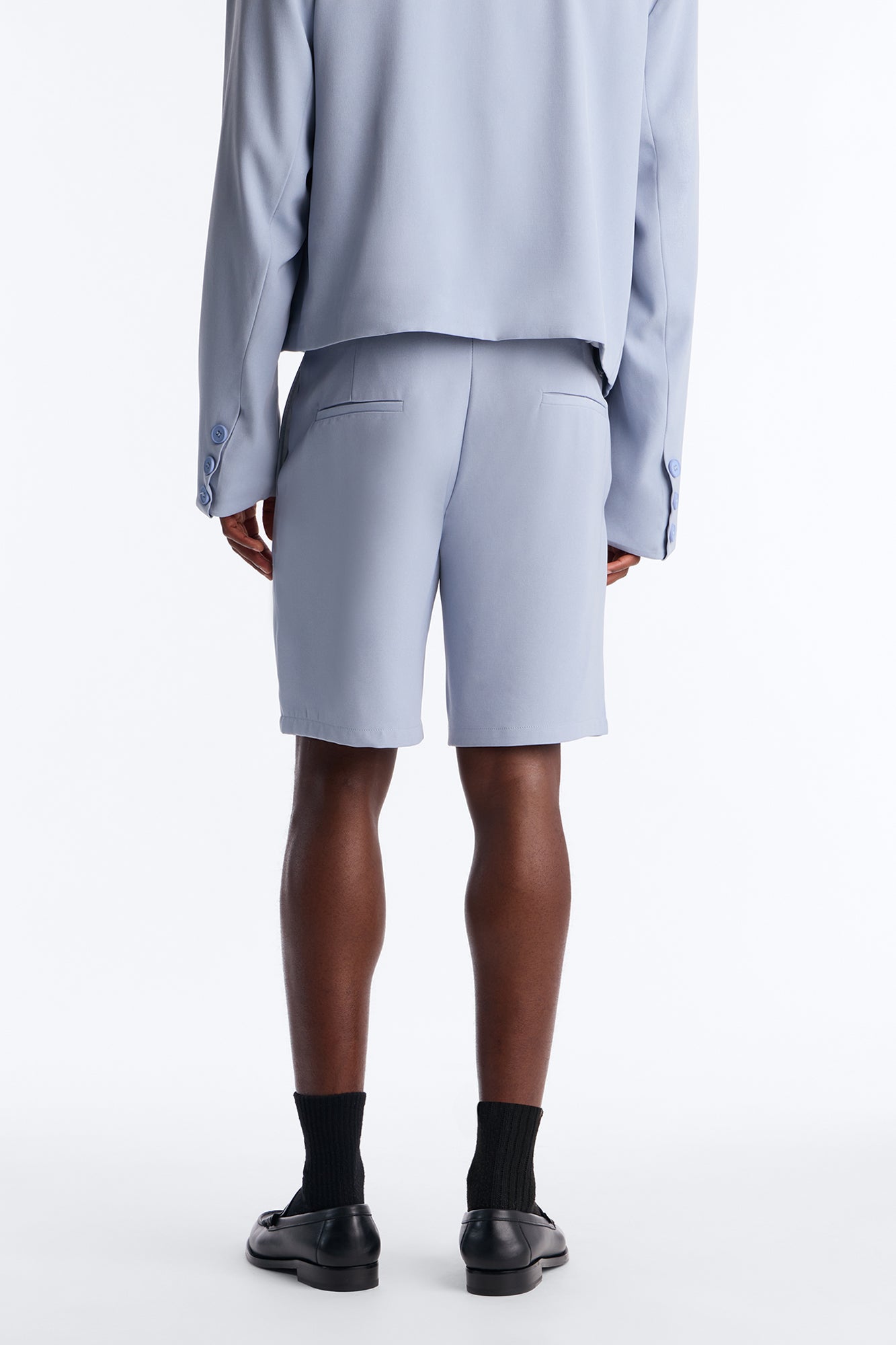 Maison Tailored Belvedere Slim Short - Light Blue