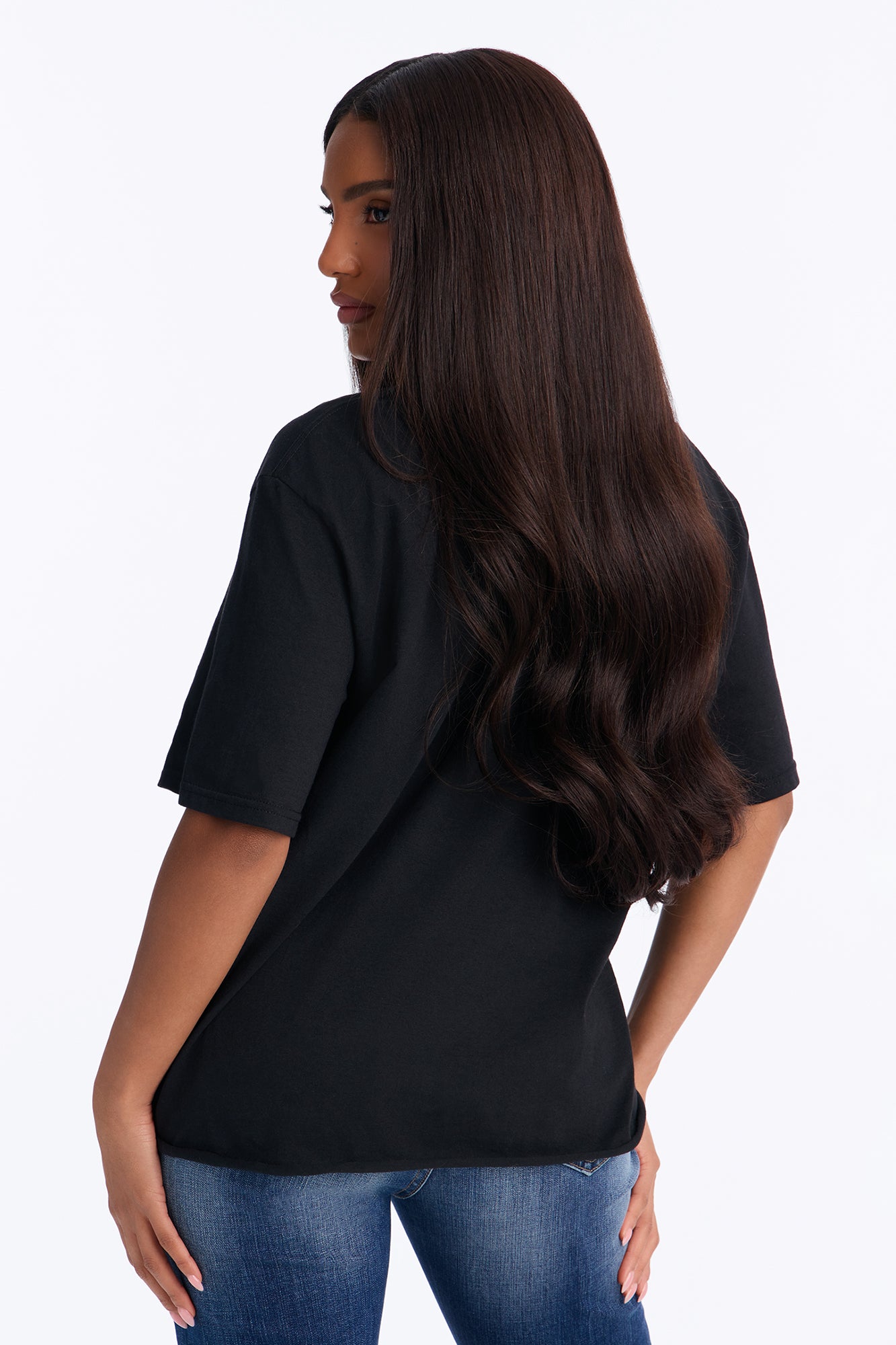Expensive Taste Washed Oversized Tee - Black