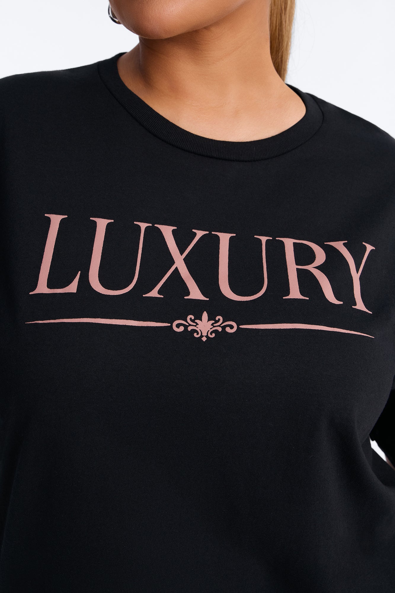 Expensive Taste Washed Oversized Tee - Black
