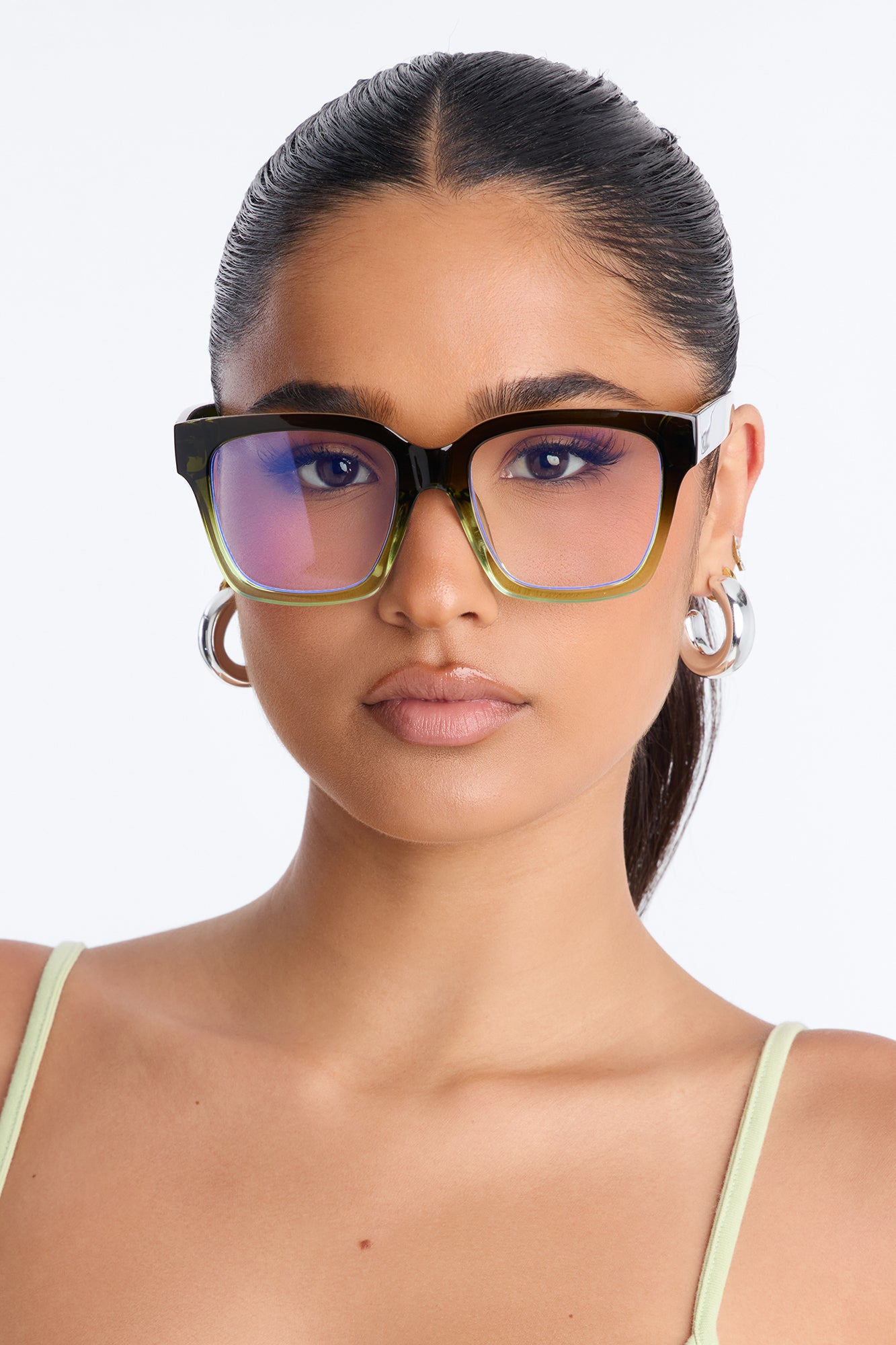Need To Focus Blue Light Glasses - Green/combo