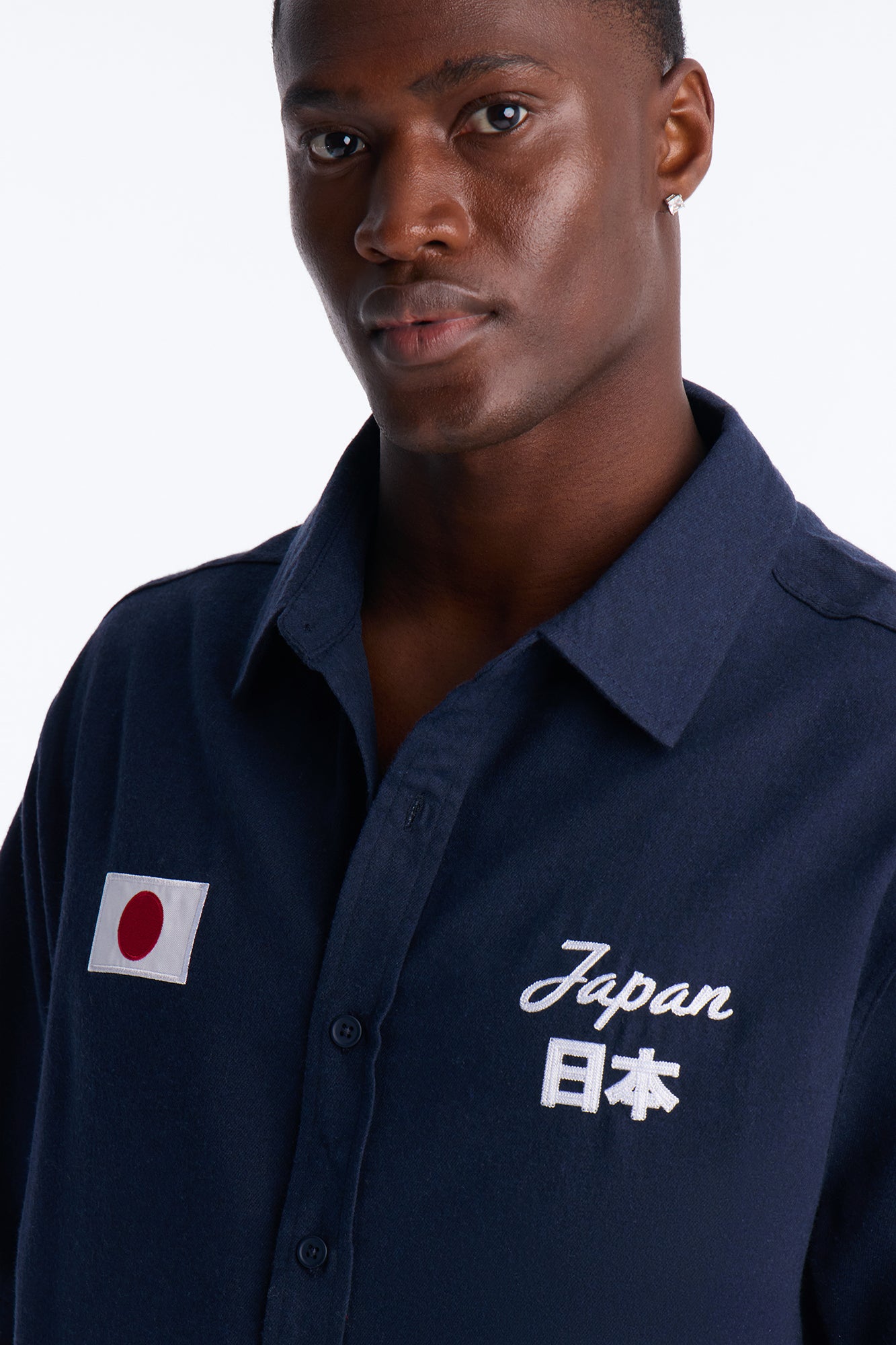 Heritage Japan Button Up Shirt - Navy