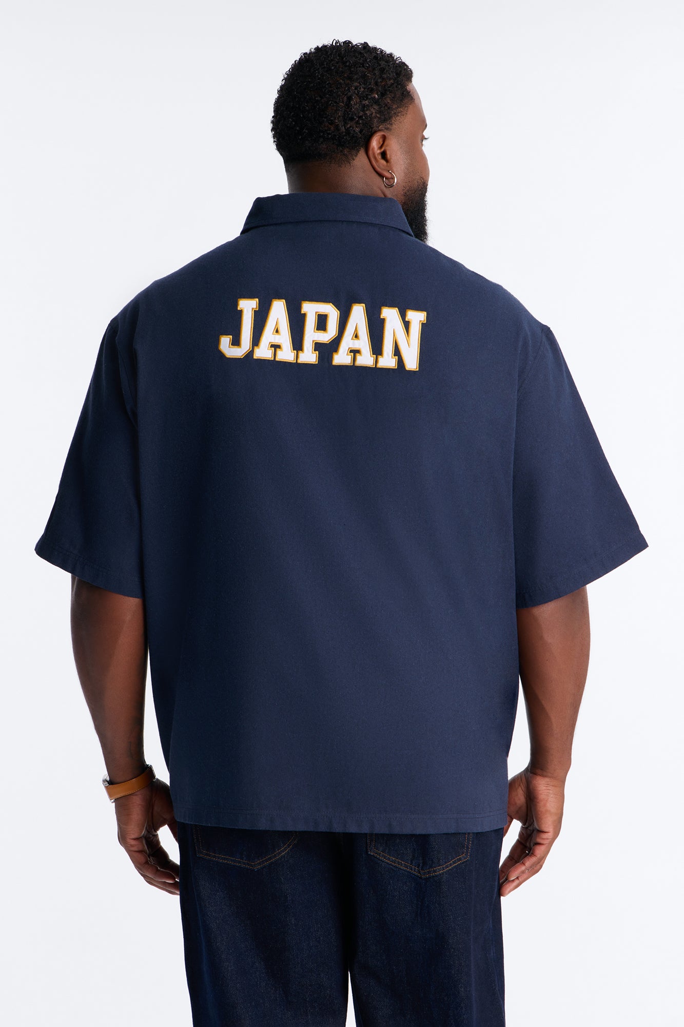 Heritage Japan Button Up Shirt - Navy
