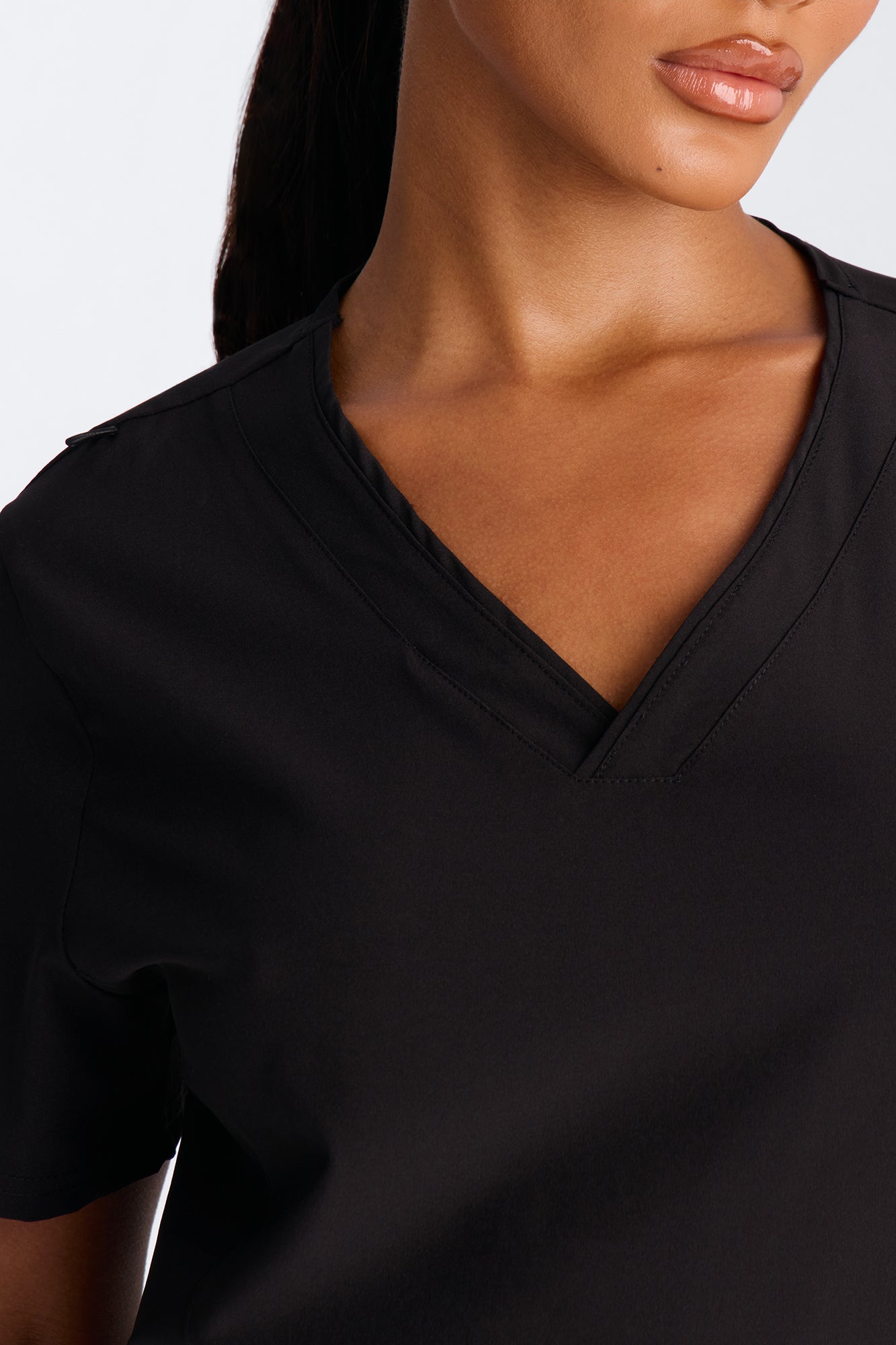 Gentle Care Uniform Scrub Pant Set - Black