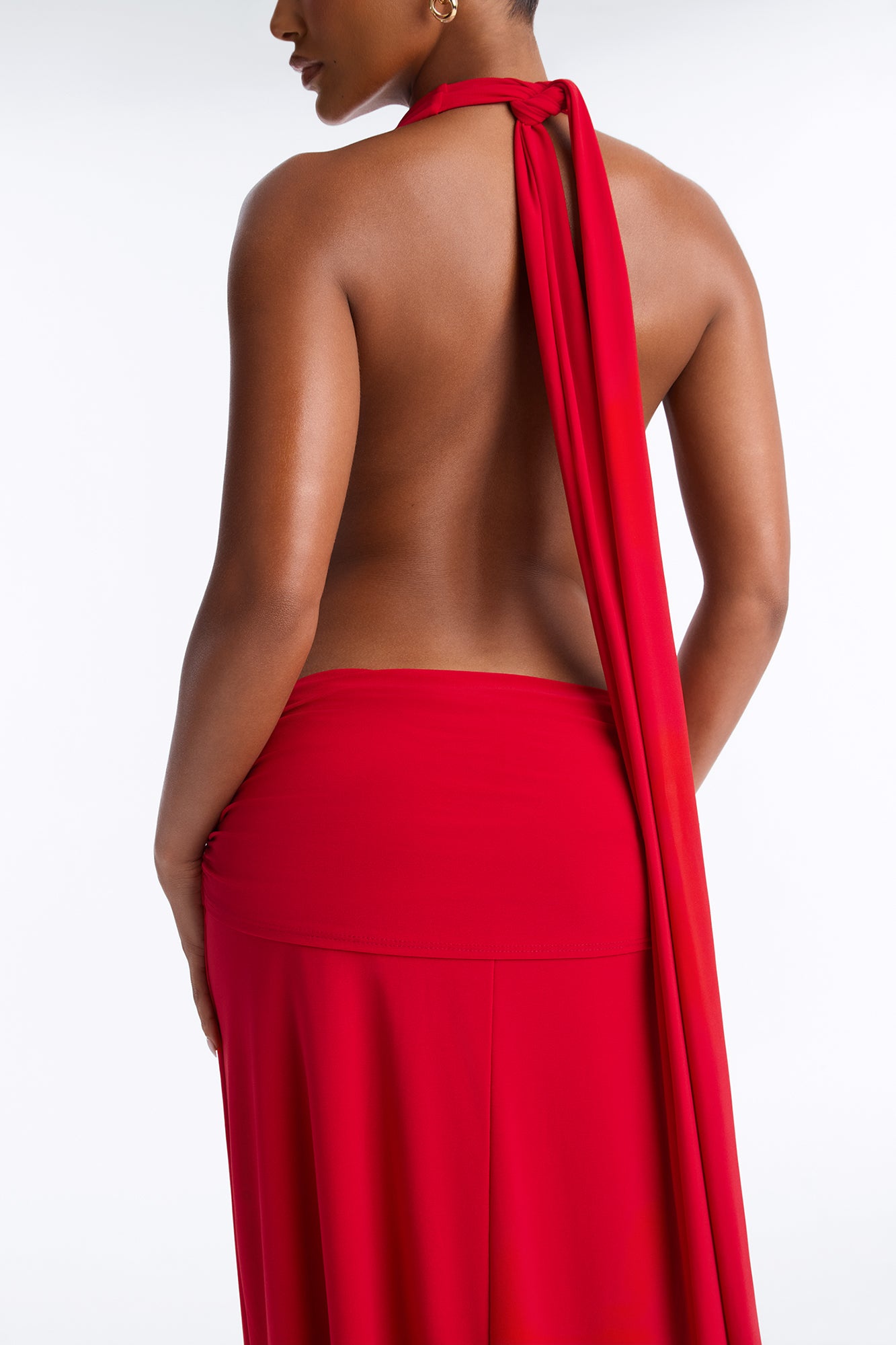 Got Your Attention Maxi Dress - Red