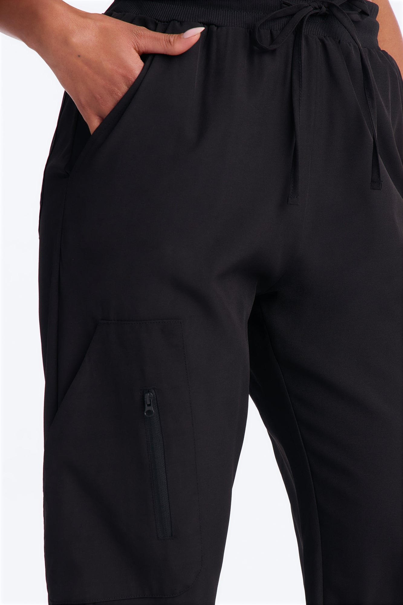 Free Motion Uniform Jogger Scrub Bottoms - Black
