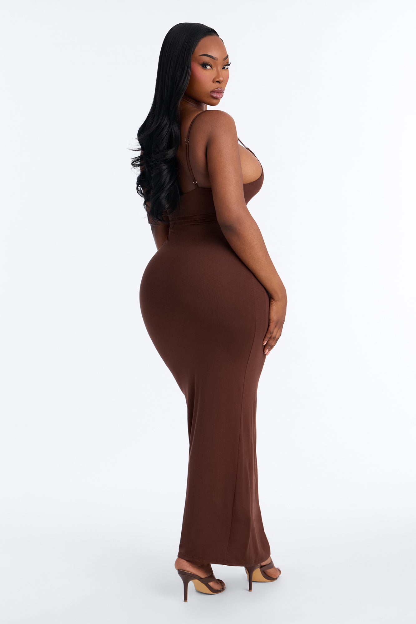 Ajay Maxi Dress - Chocolate