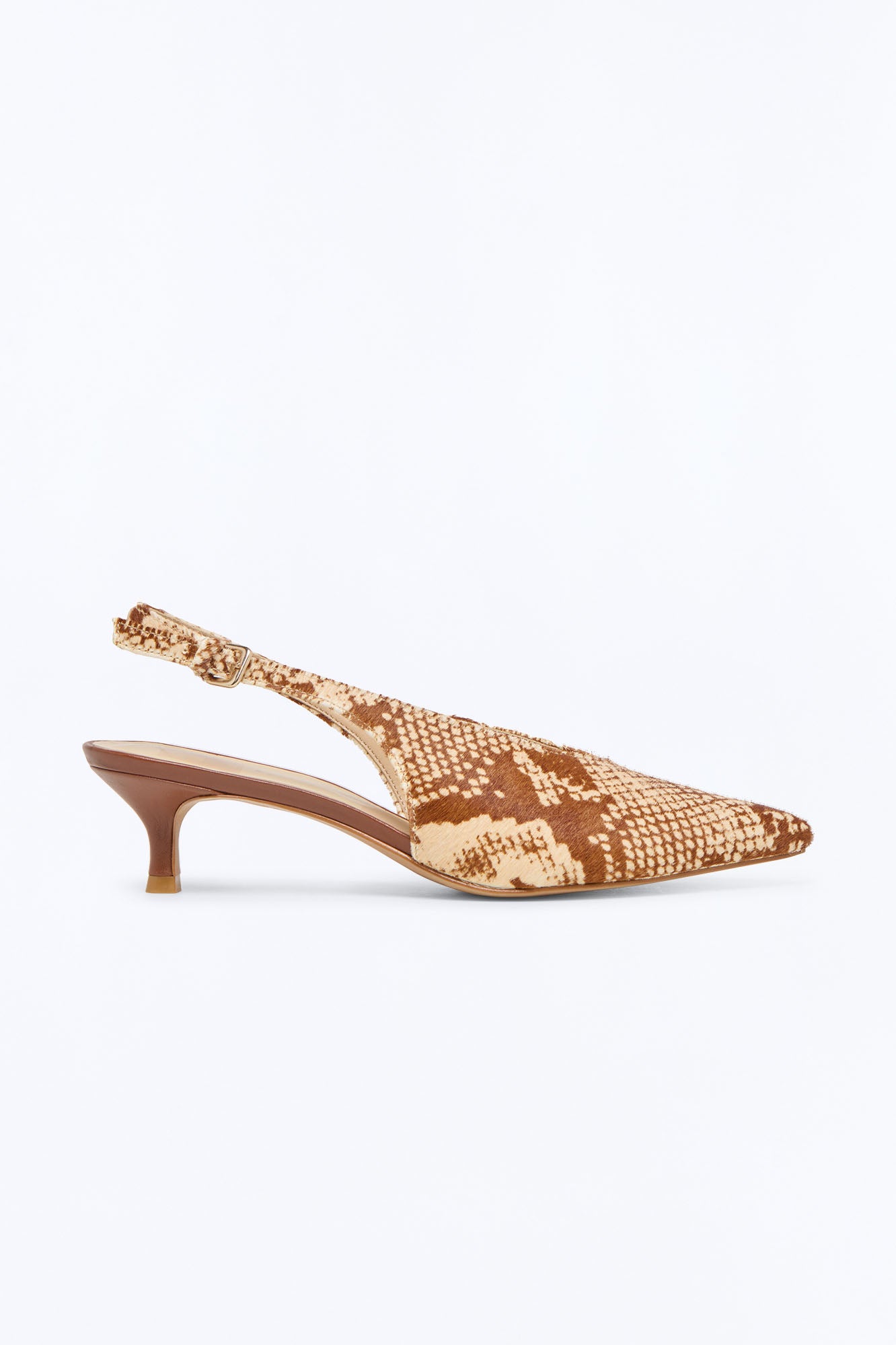 Dolce Vita Alenna Calf Hair Heels - Brown Combo