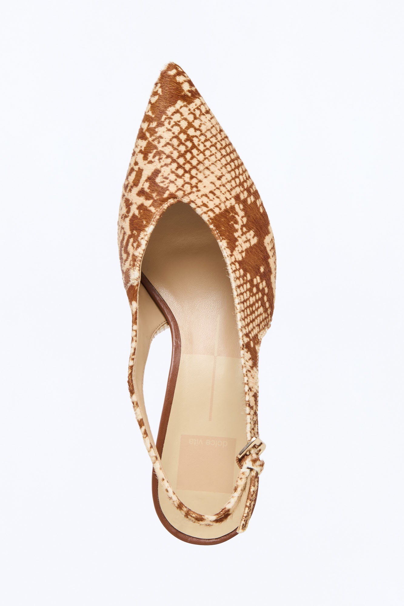 Dolce Vita Alenna Calf Hair Heels - Brown Combo