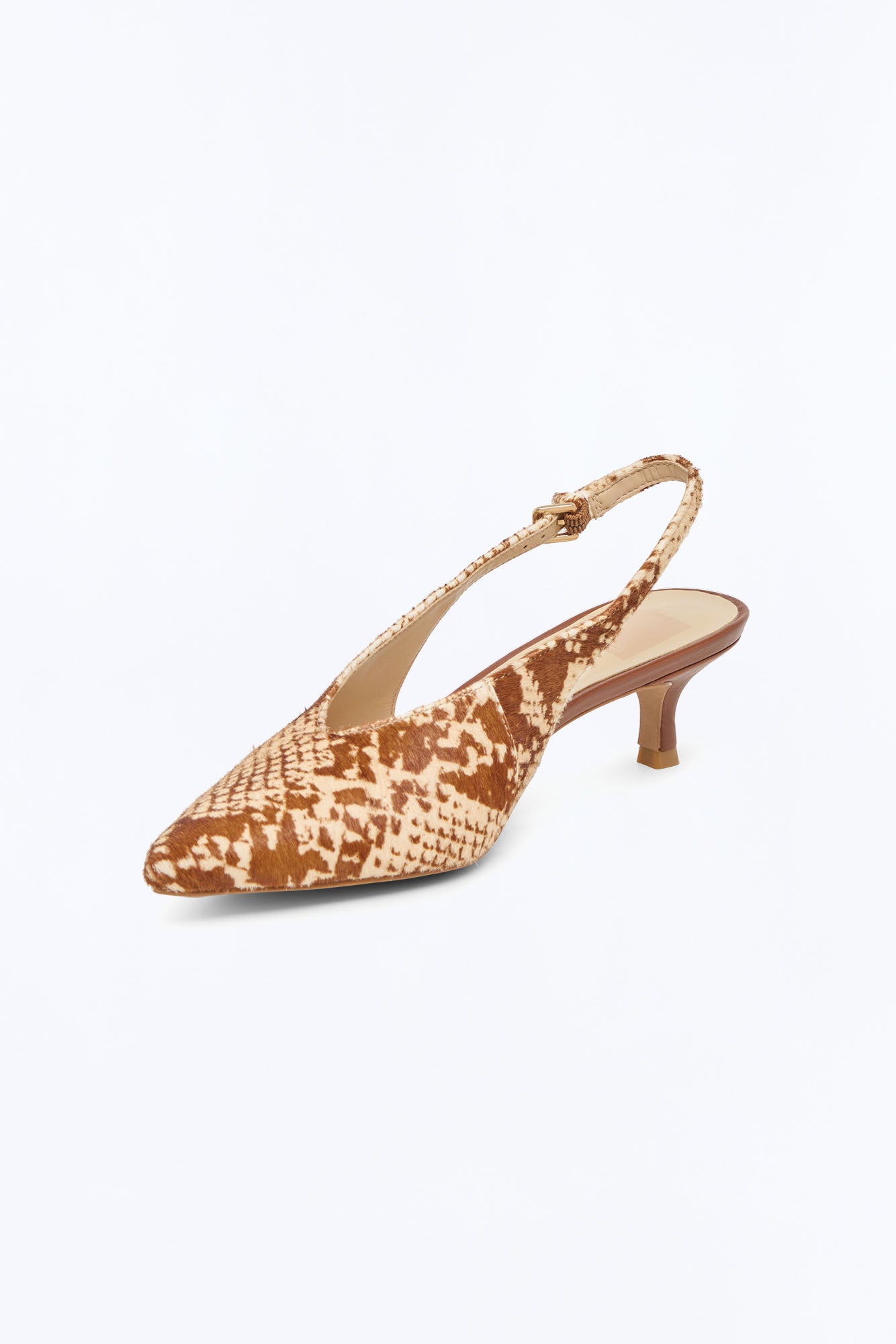 Dolce Vita Alenna Calf Hair Heels - Brown Combo