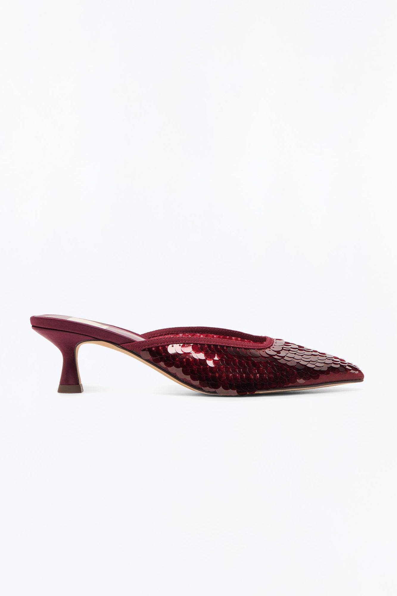 Dolce Vita Cleo Sequin Heels - Burgundy