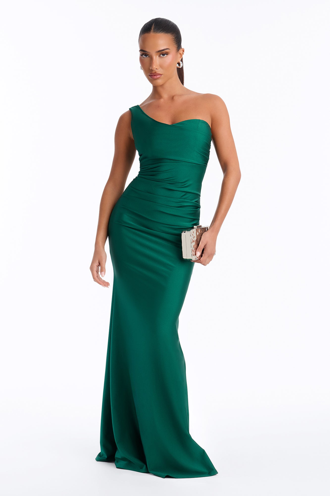 Calling You Over Maxi Dress - Hunter