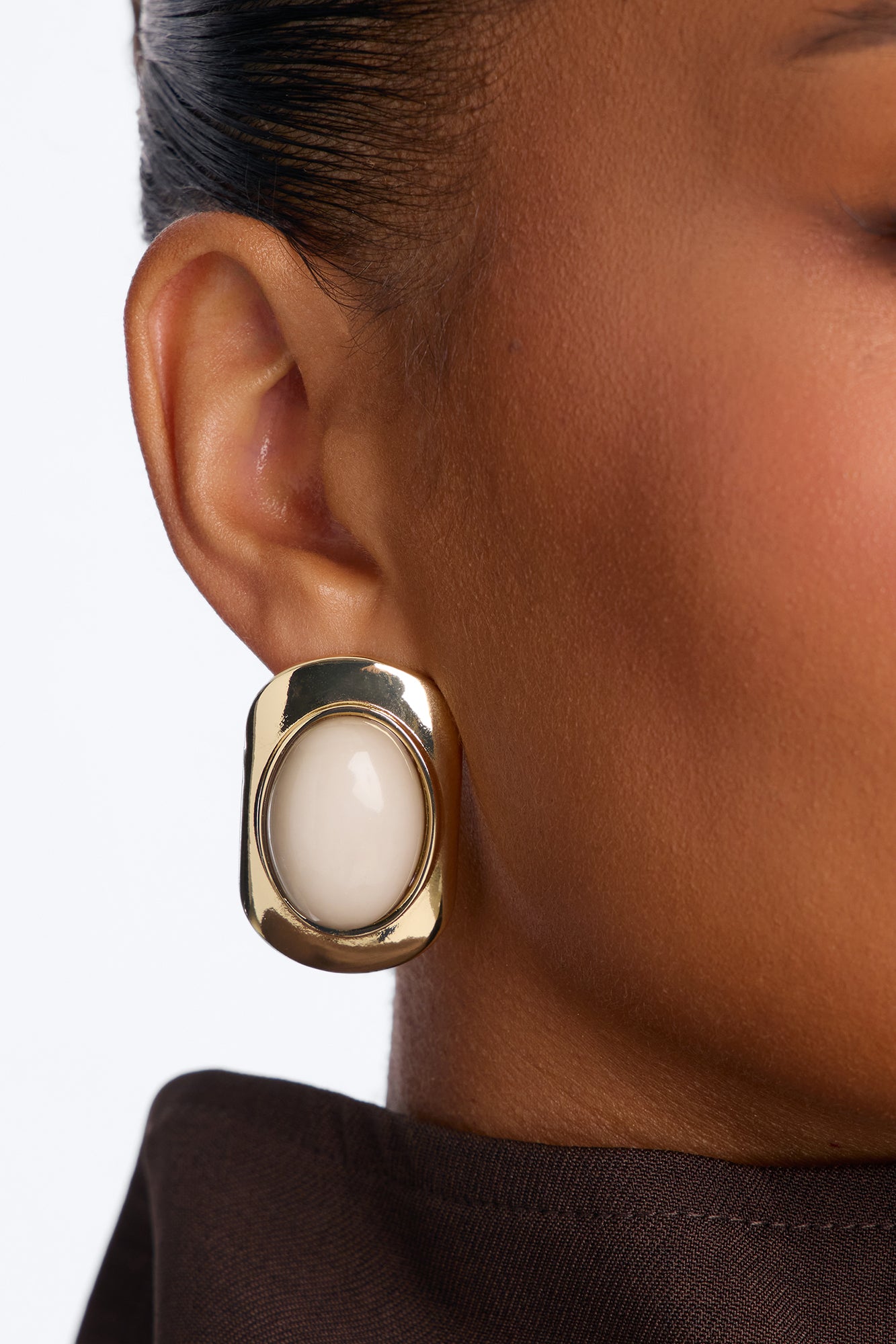 Redefine Yourself Drop Earrings - Taupe/combo