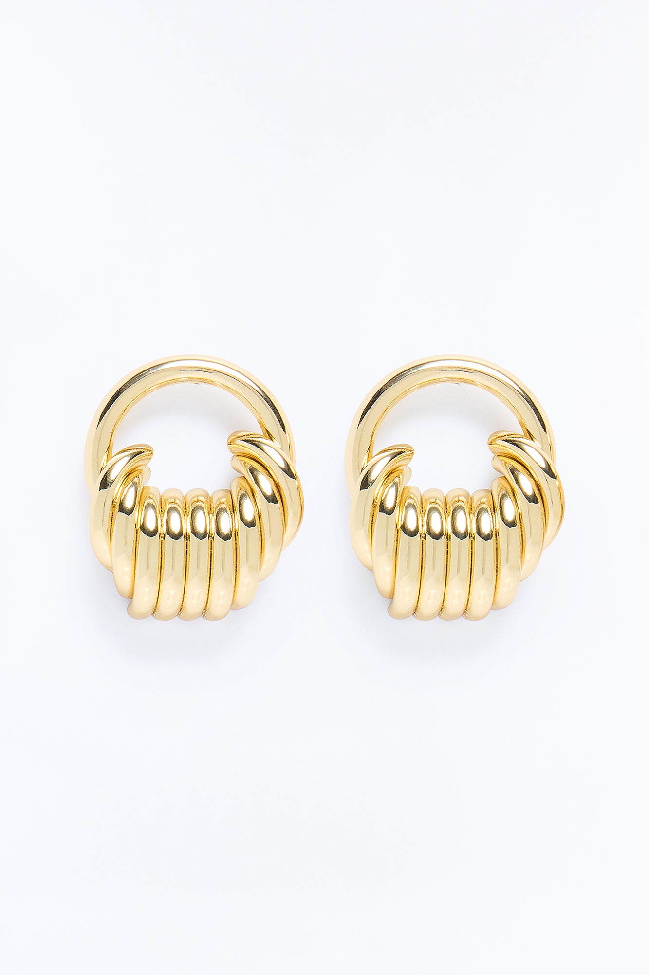 Stop Calling Drop Earrings - Gold