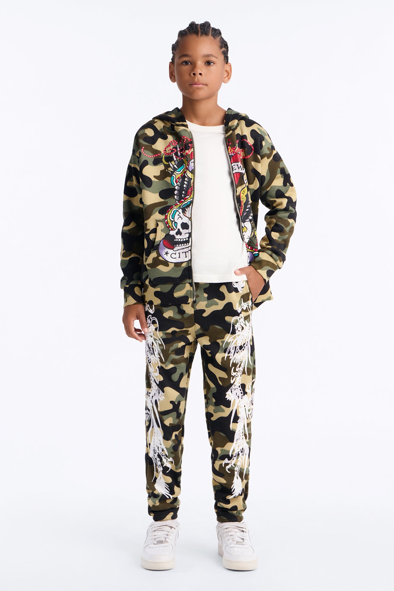 Mini Ed Hardy NYC Camo Jogger Pants - Camouflage
