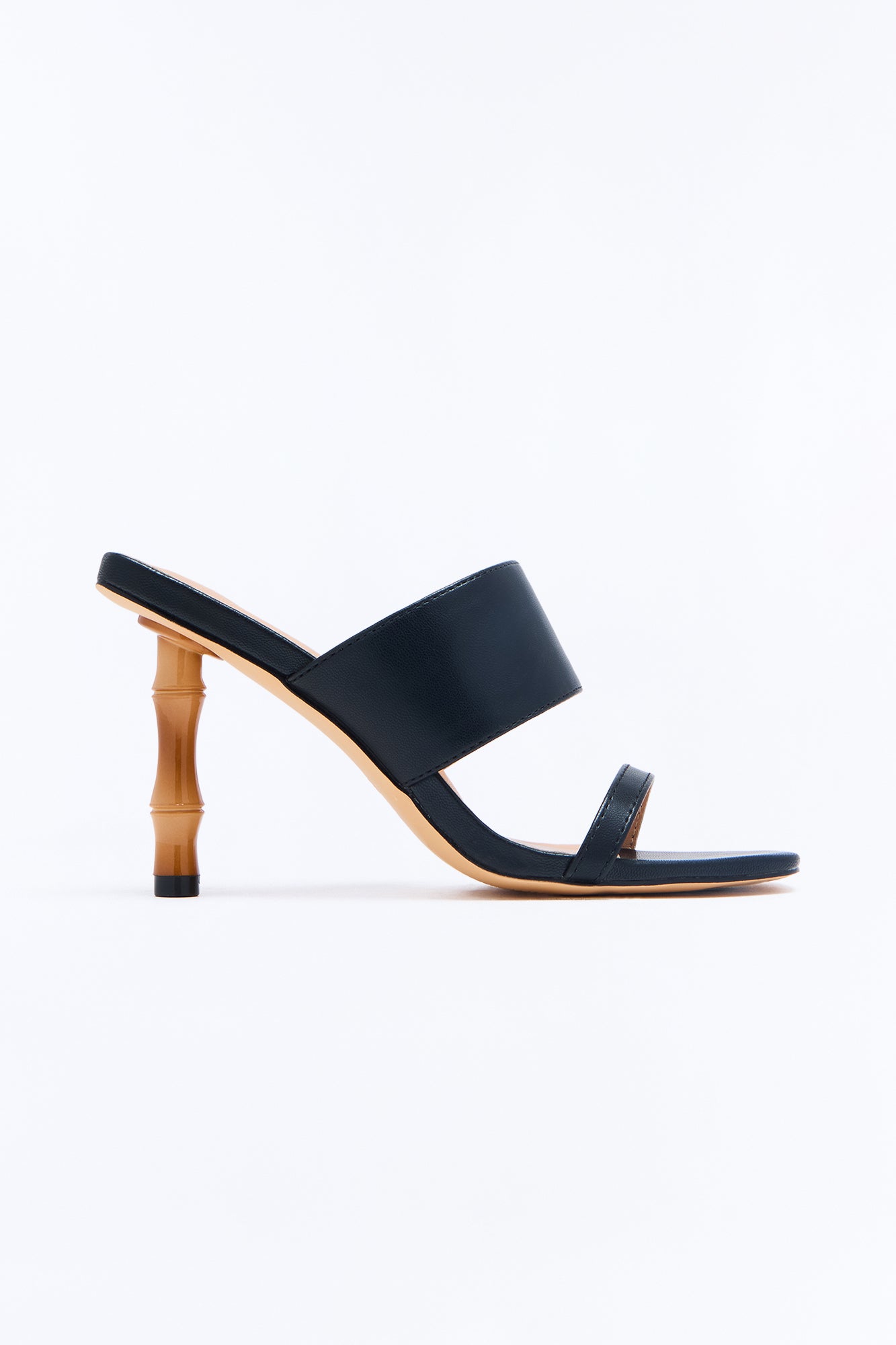 Rowe Bamboo Heels - Black