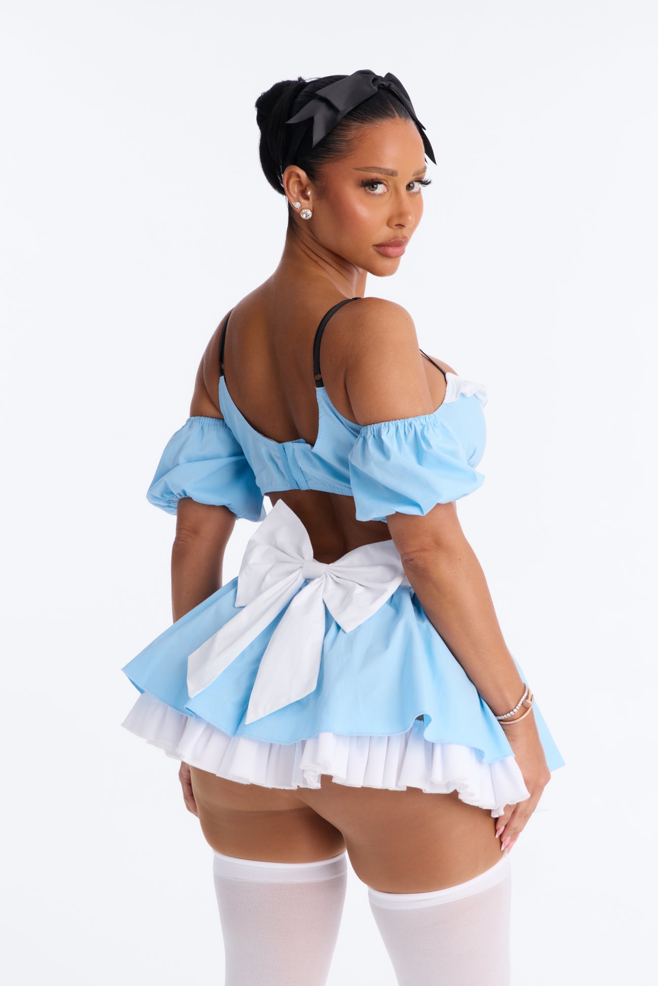 Midnight In Wonderland 5 Piece Costume Set - Blue