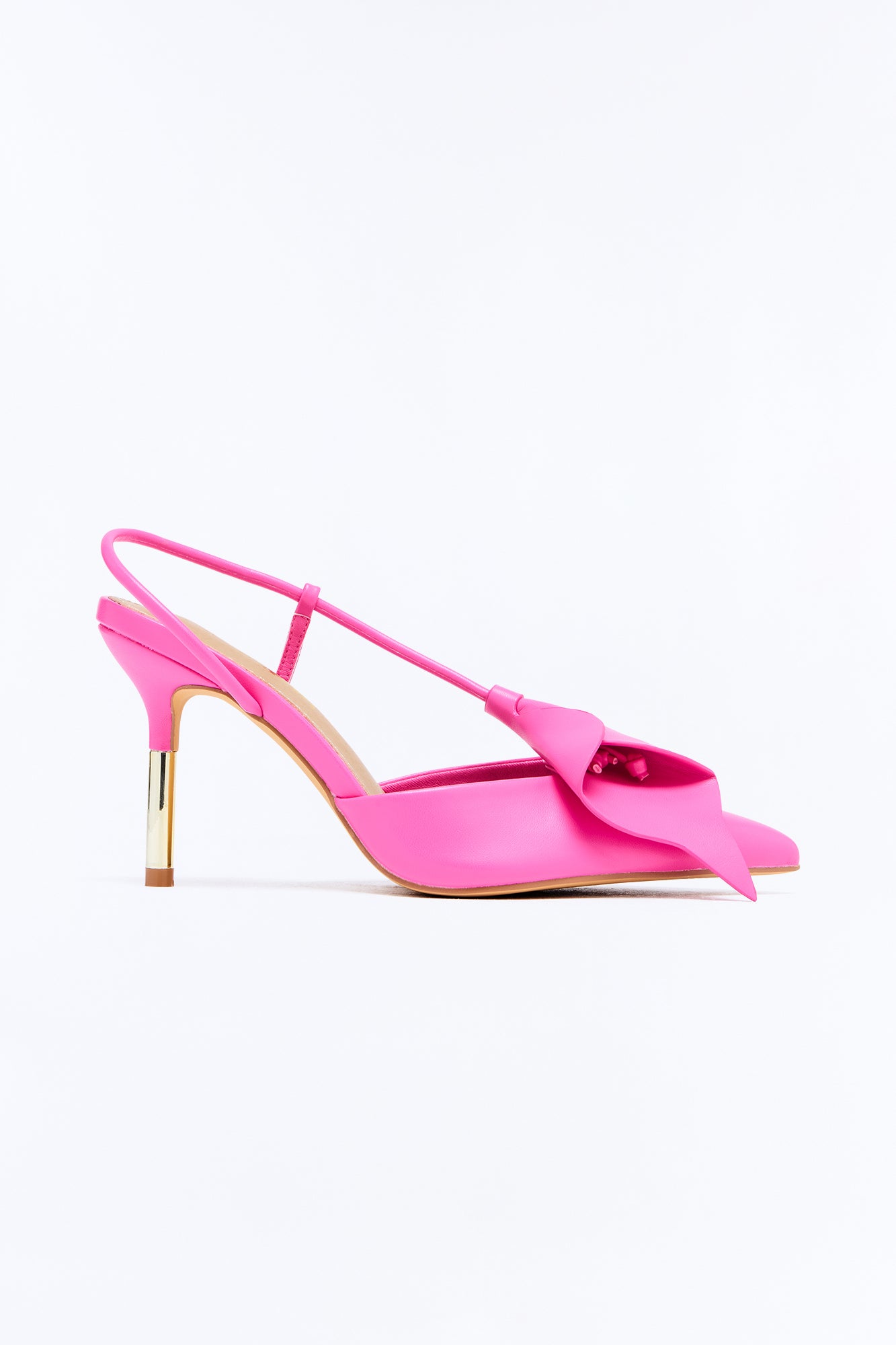 Femme Flora Slingback Pumps - HotPink