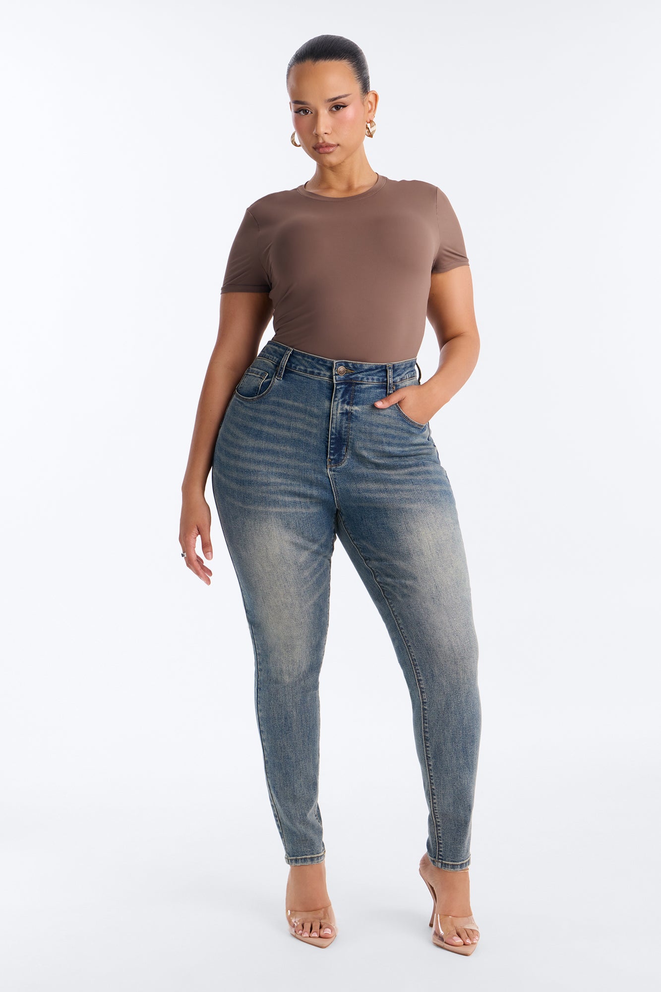 Tall Isla Sculpting Skinny Jeans - Medium Wash