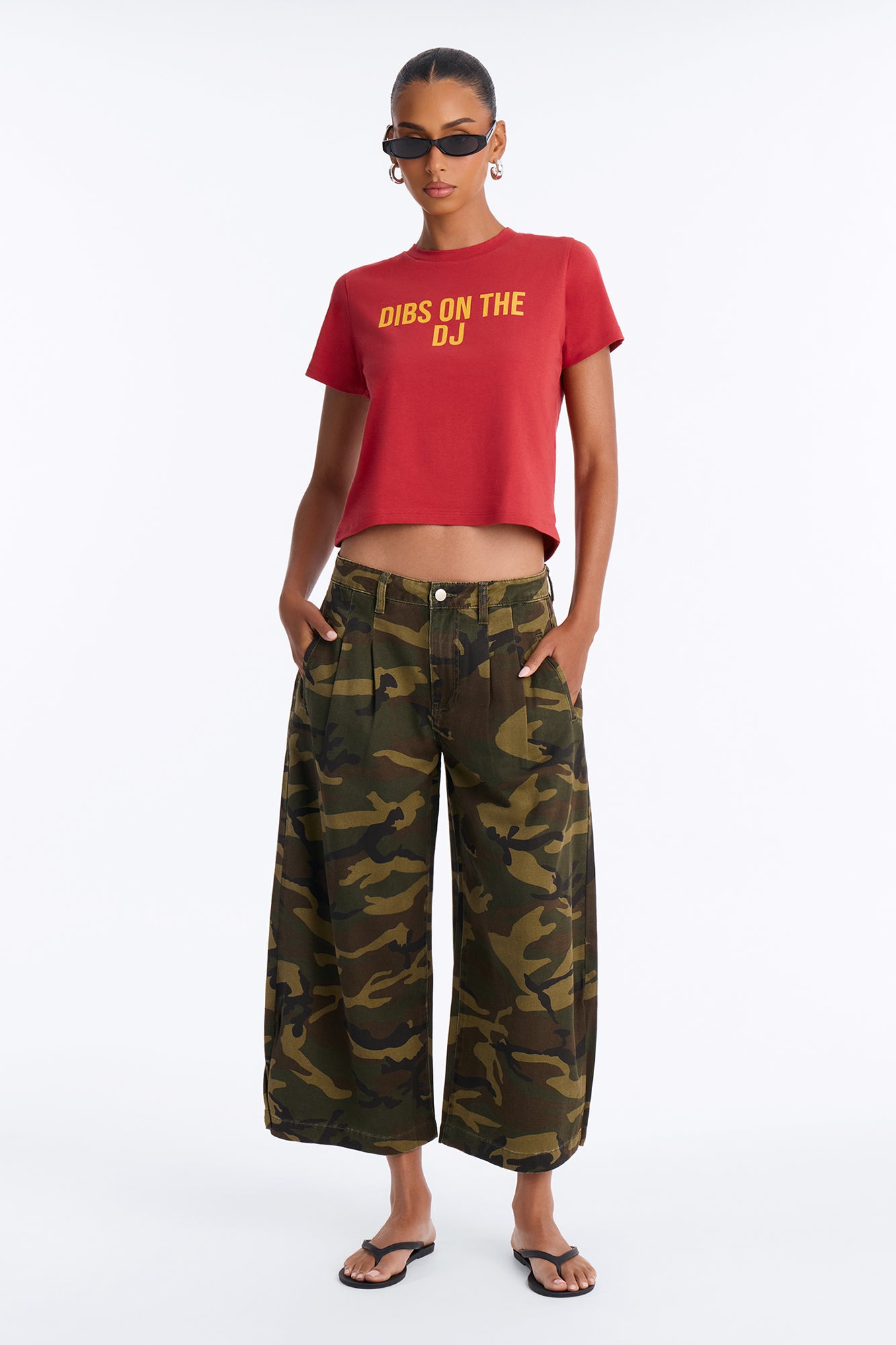 Dibs On The DJ Tee - Red