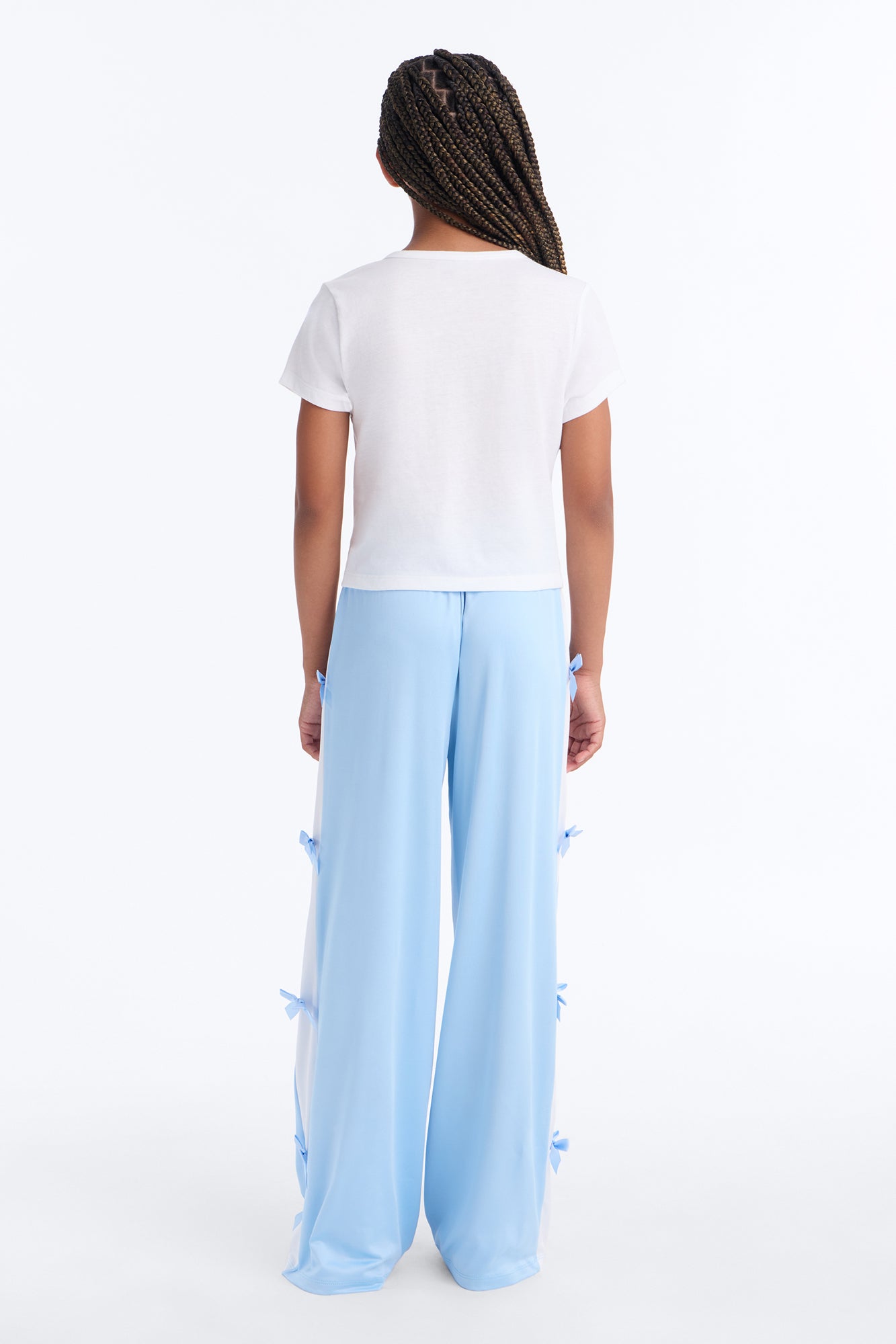 Mini Demure University Pant Set - Blue/combo