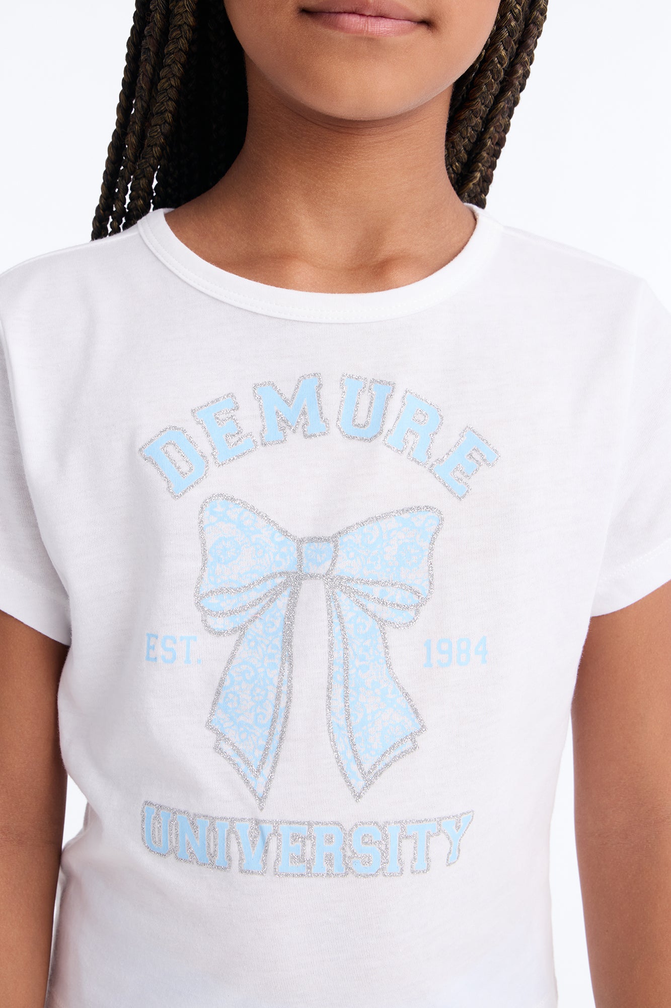 Mini Demure University Pant Set - Blue/combo