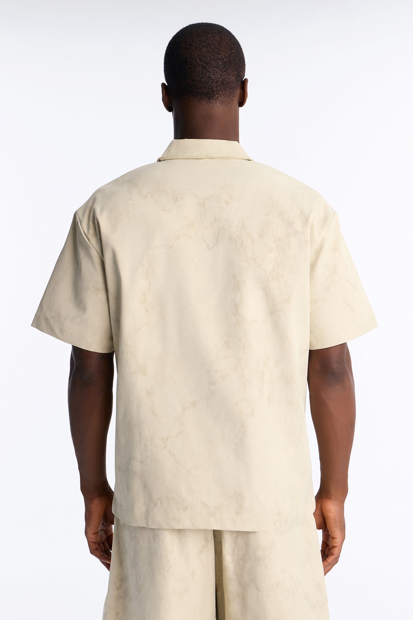 Modern Envoy Boxy Short Sleeve Polo - Tan