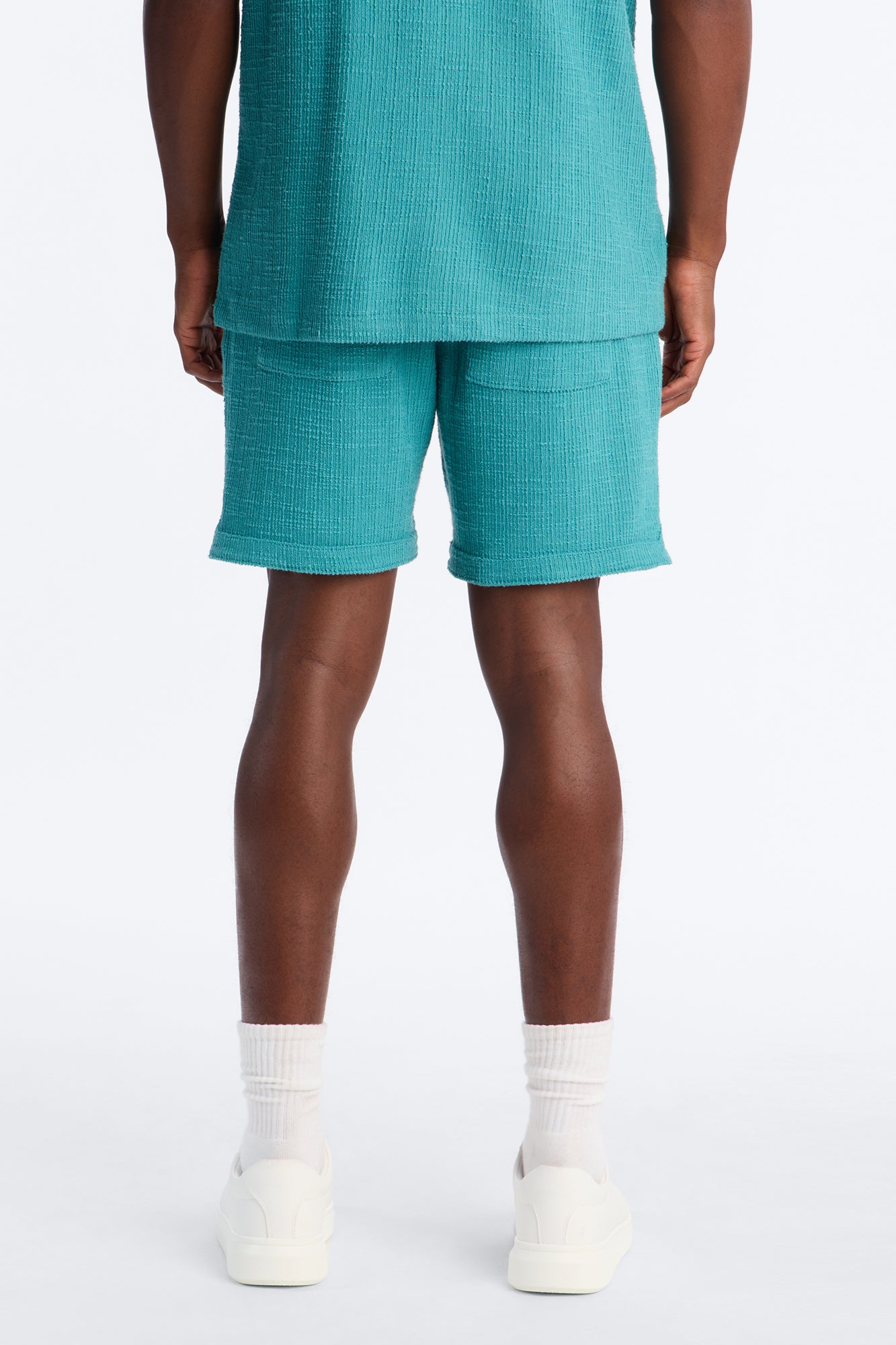 Dean Textured Short - Teal