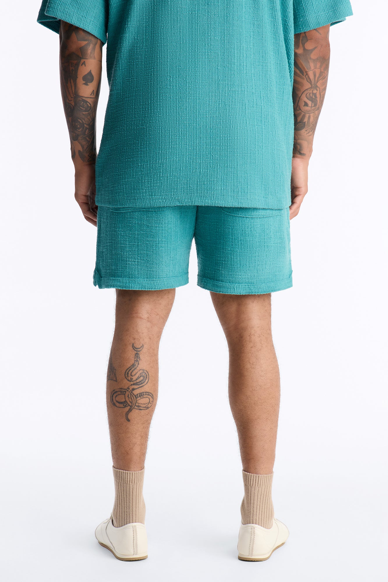 Dean Textured Short - Teal