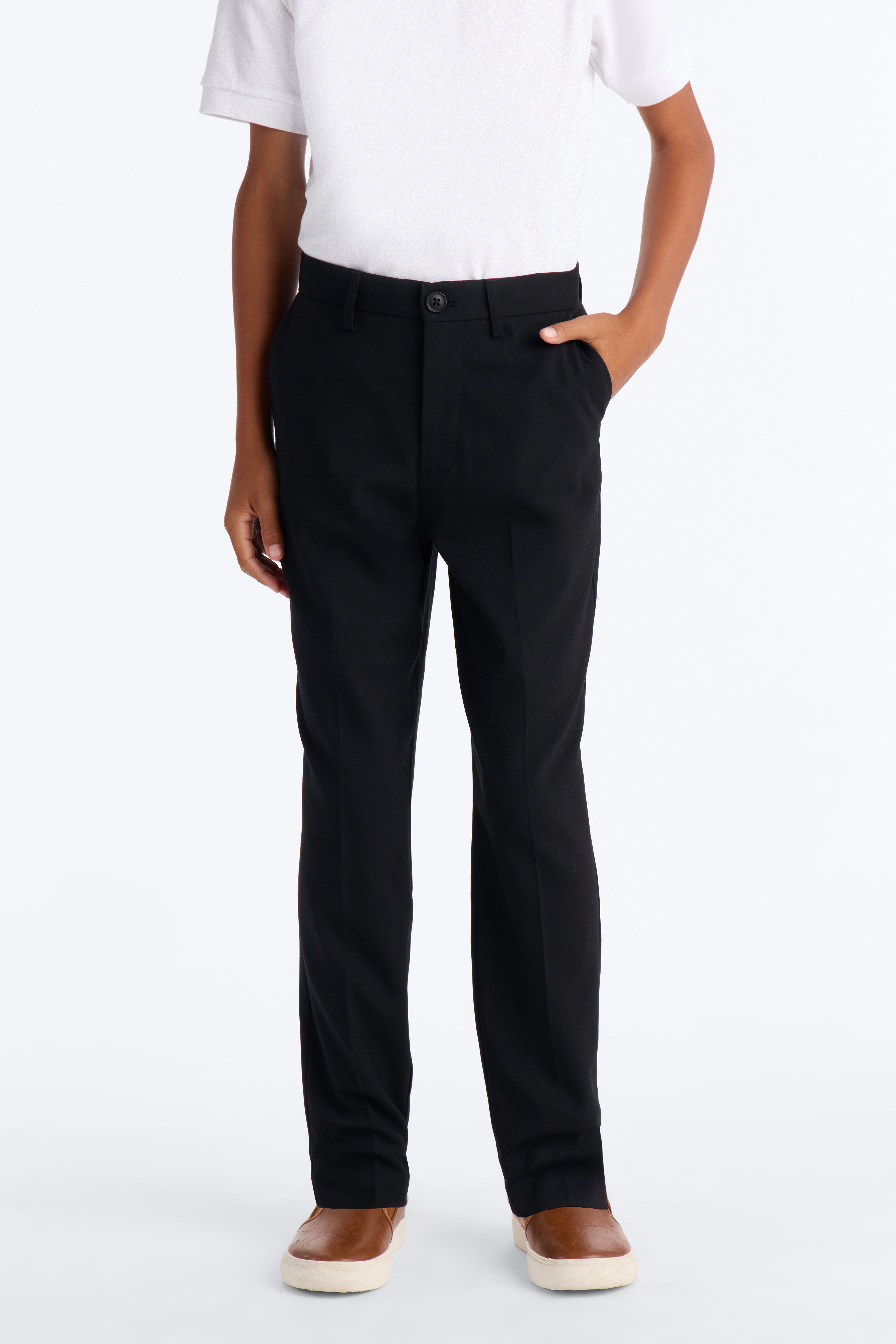 Mini The Modern Stretch Slim Trouser - Black