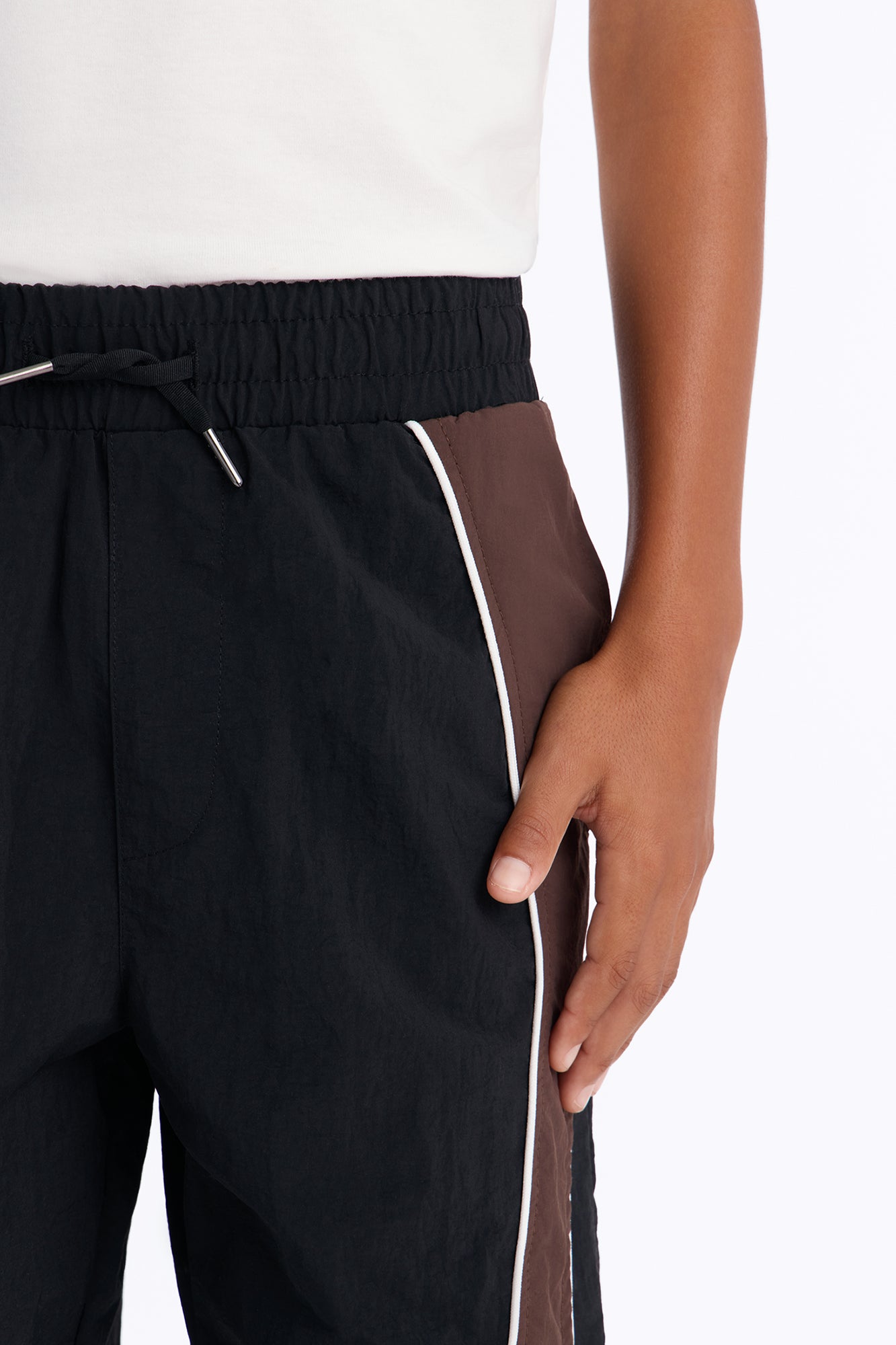 Mini Relaxed Osaka Block Short - Black/Brown