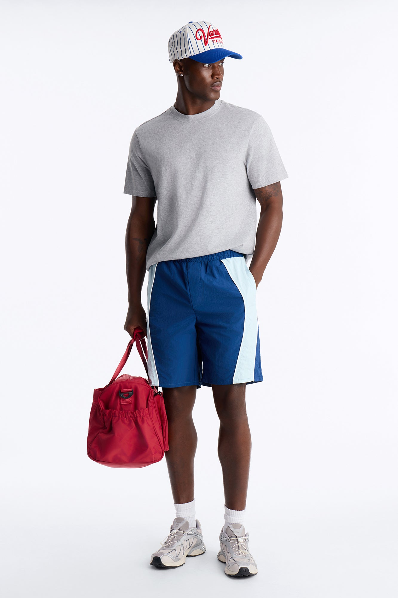 Relaxed Osaka Block Short - Navy/combo