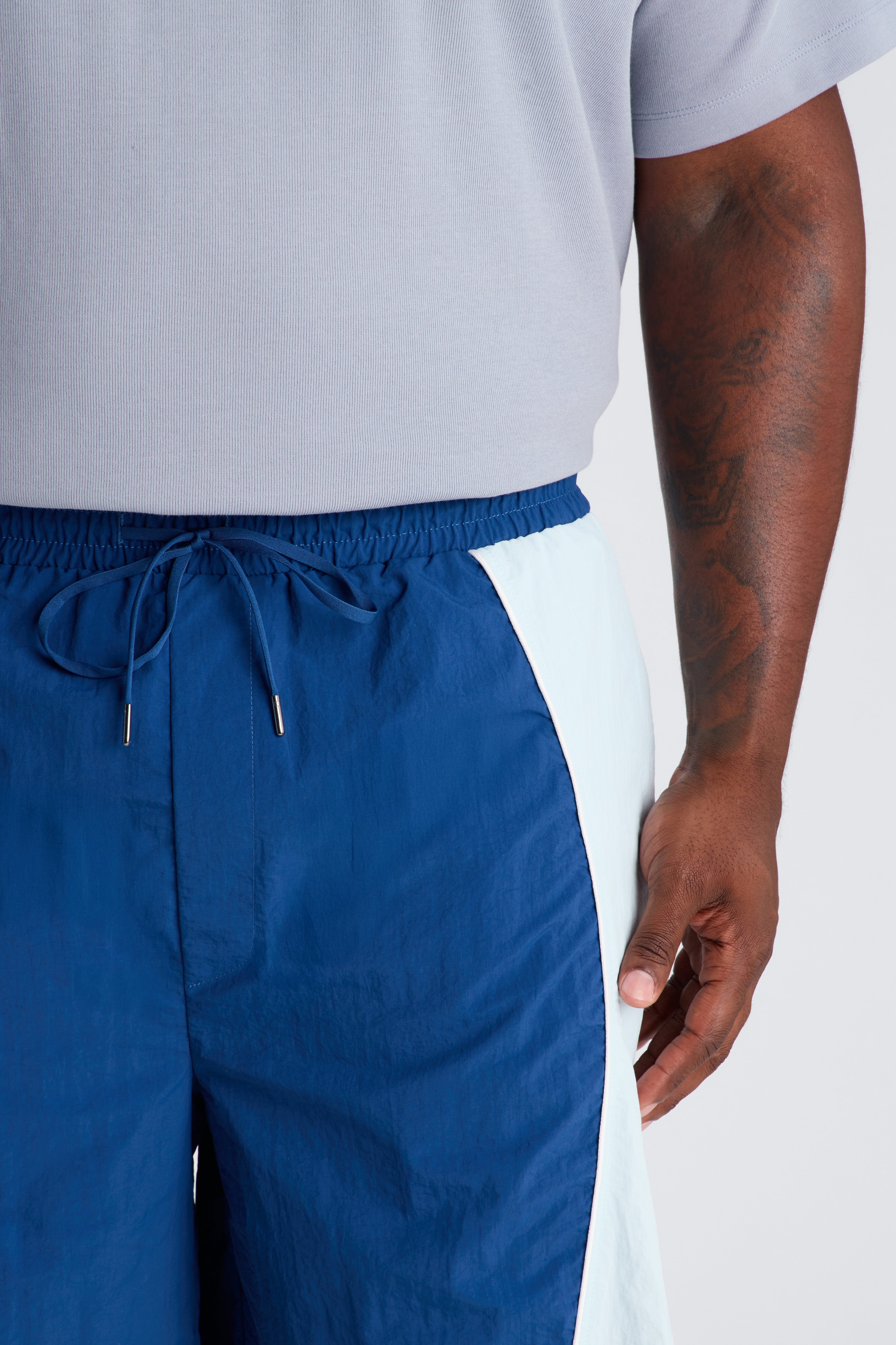 Relaxed Osaka Block Short - Navy/combo