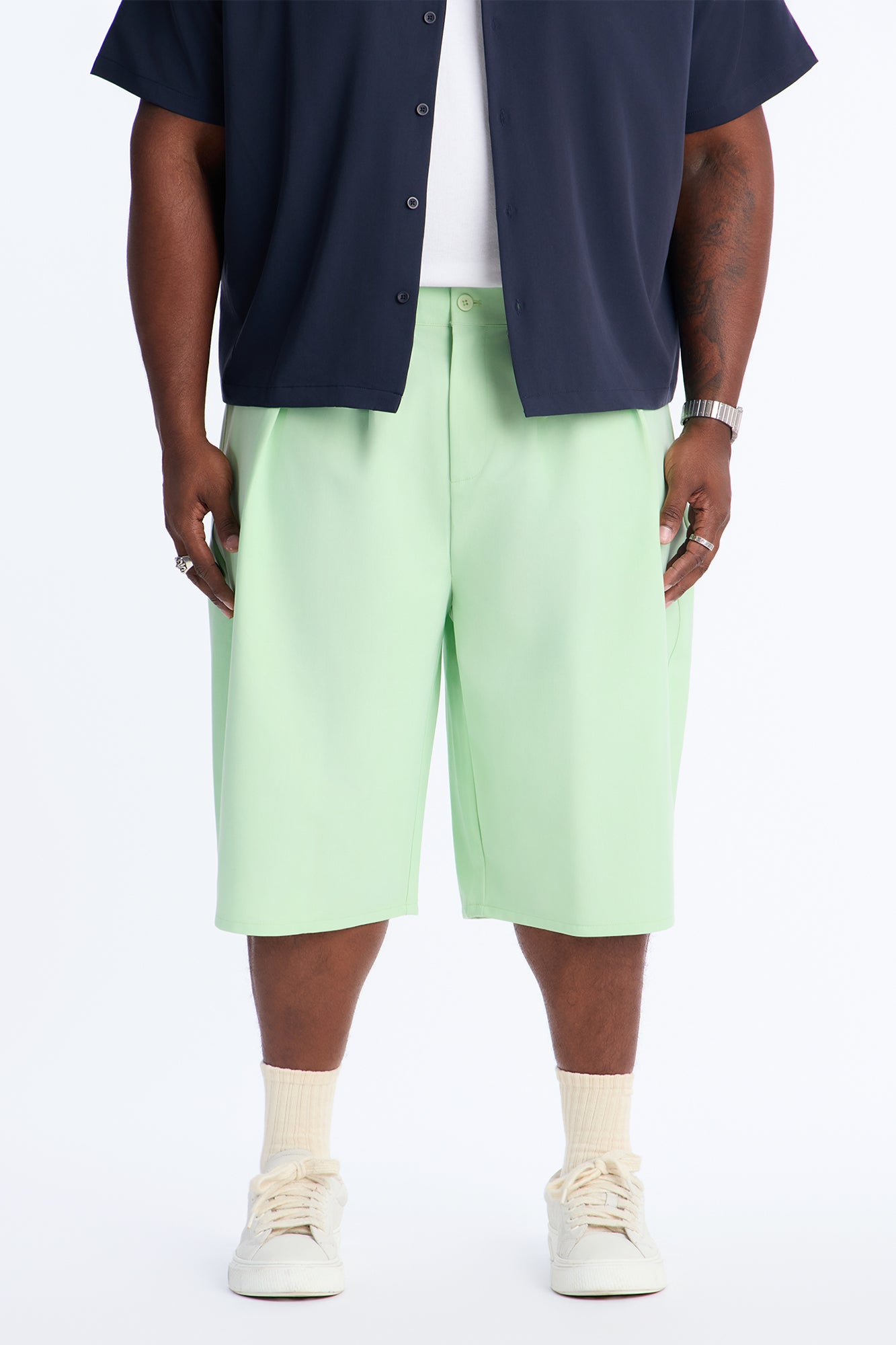 Laguna Baggy Trouser Short - Green