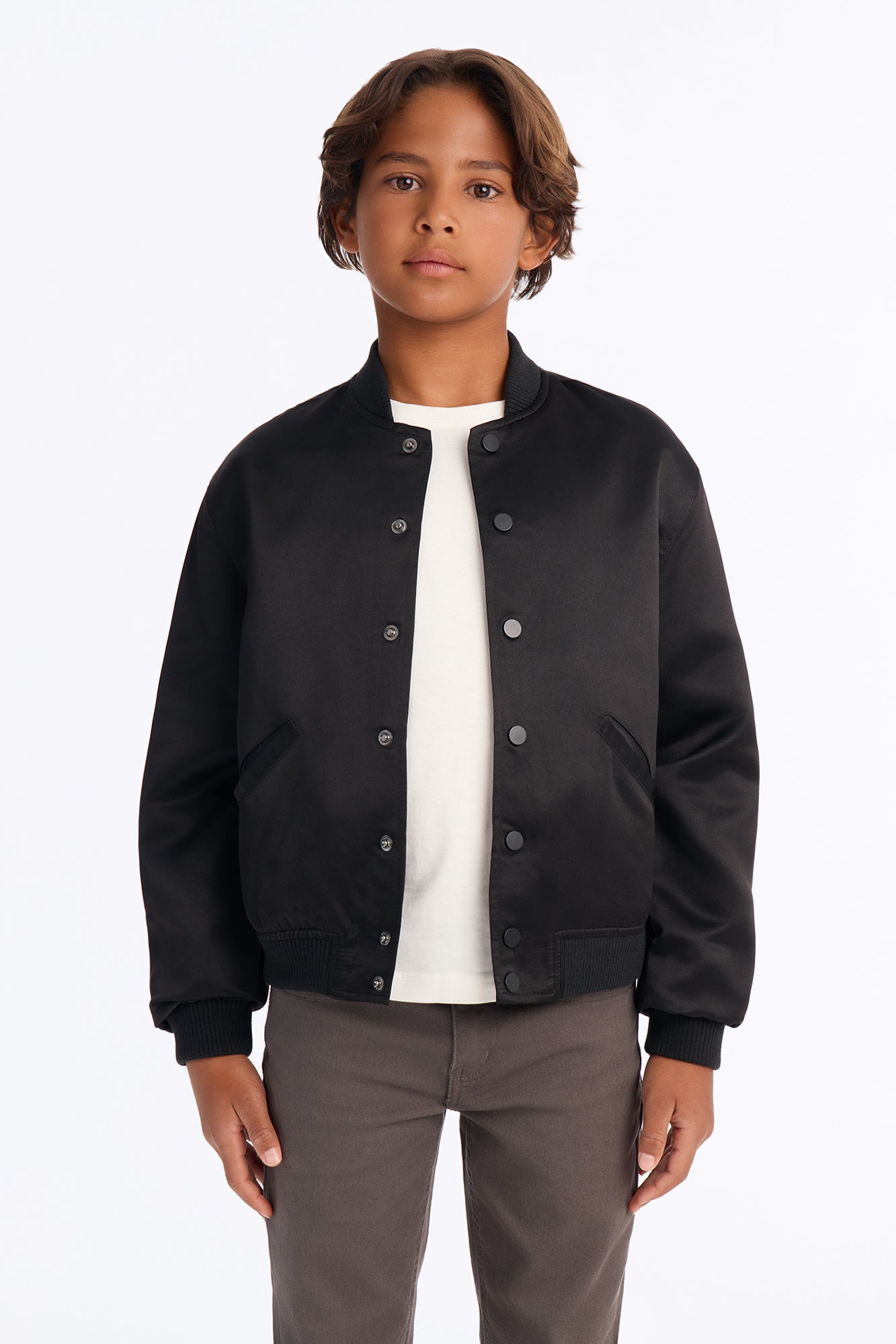 Mini Ashton Essential Bomber Jacket II - Black